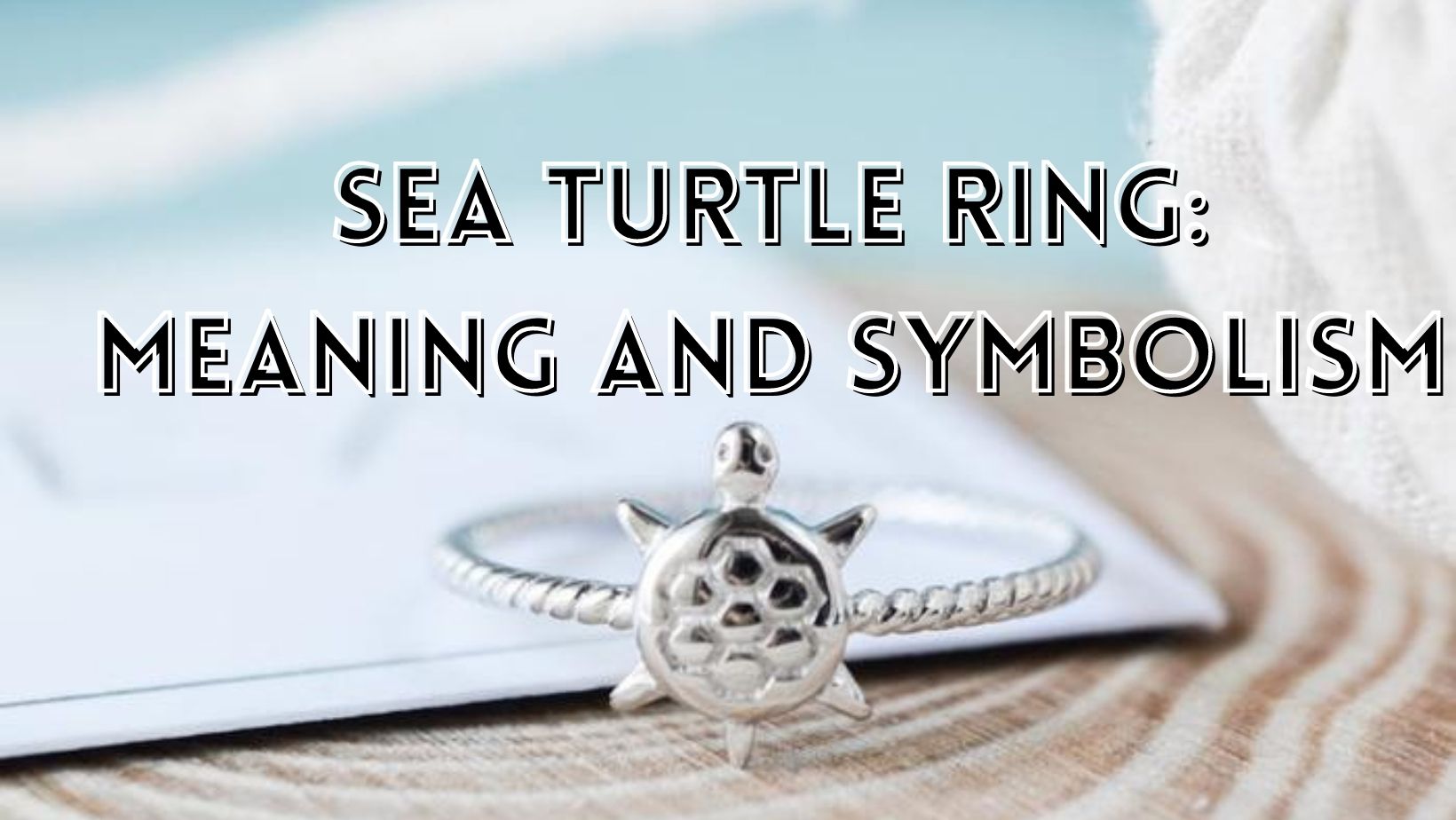 Sea turtle ring symbolism