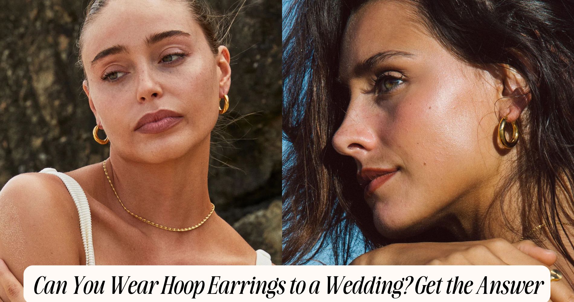 can you wear hoop earrings to a wedding