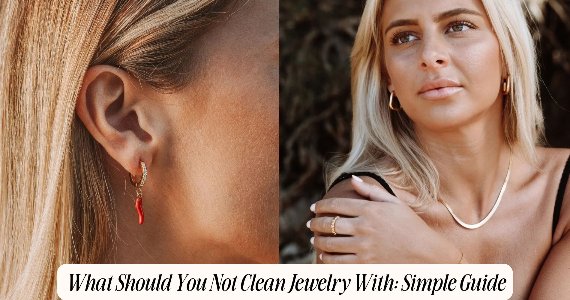 what should you not clean jewelry with