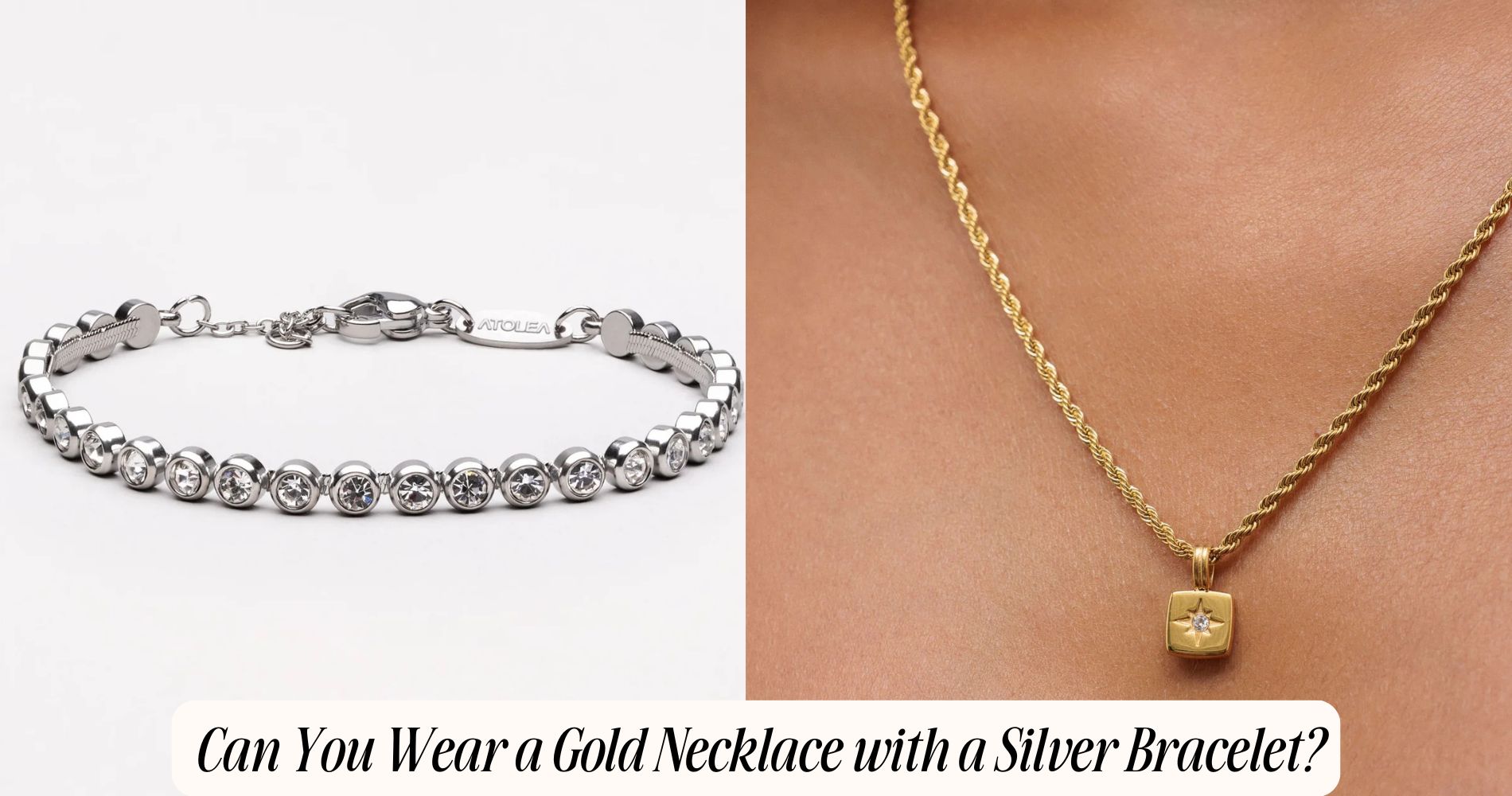 can you wear a gold necklace with a silver bracelet