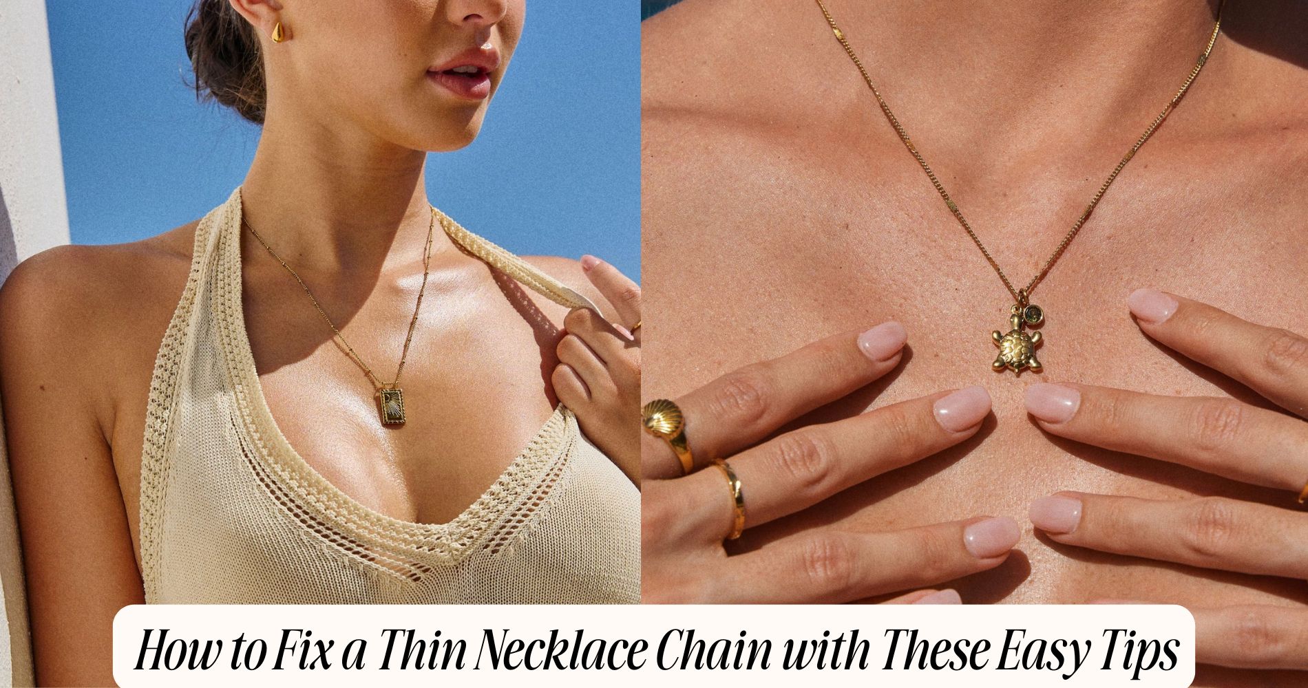 how to fix a thin necklace chain