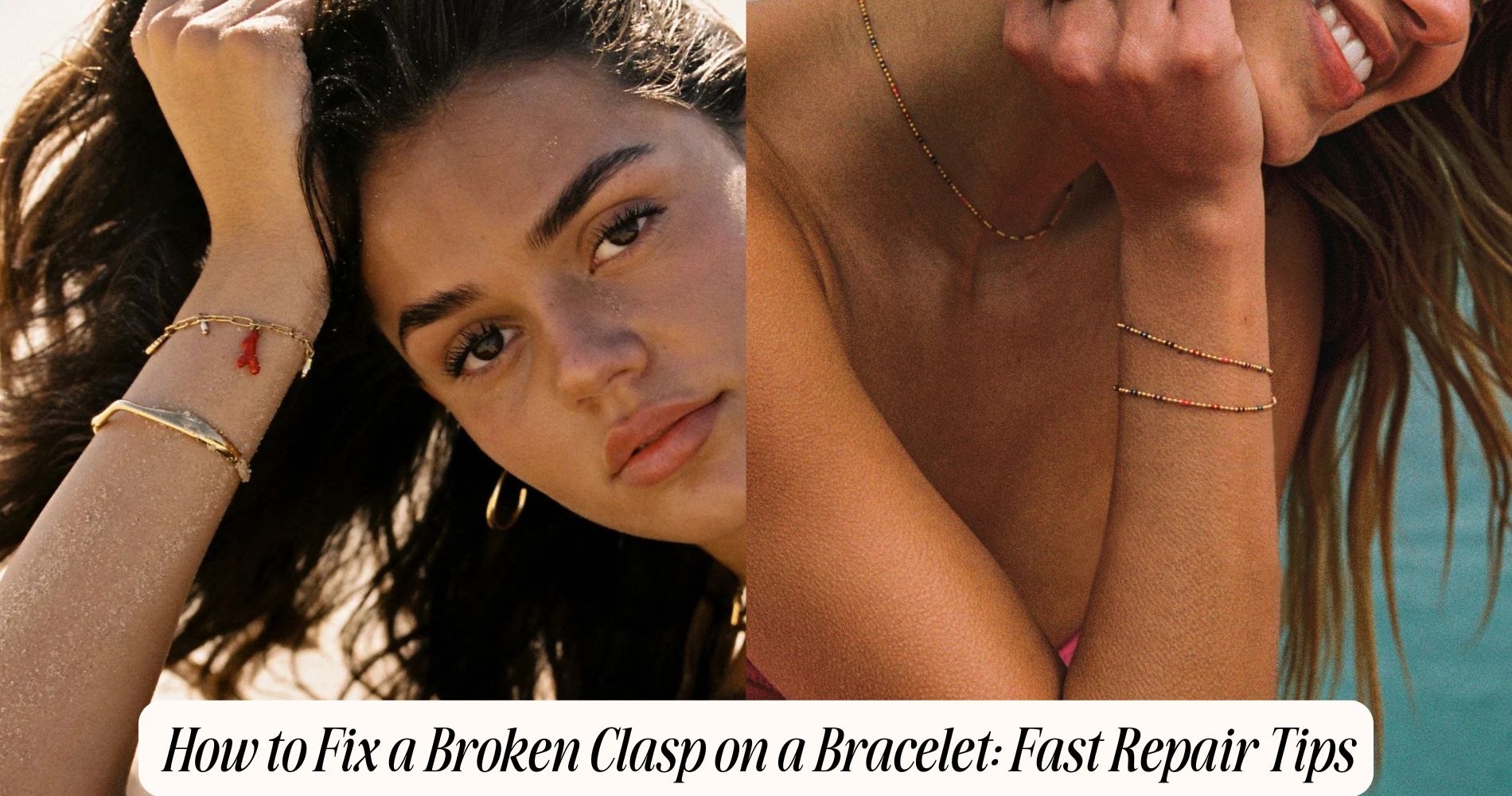 how to fix a broken clasp on a bracelet