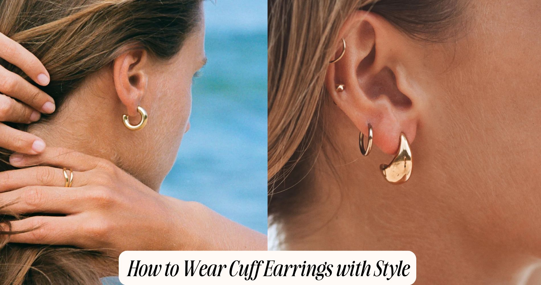 how to wear cuff earrings