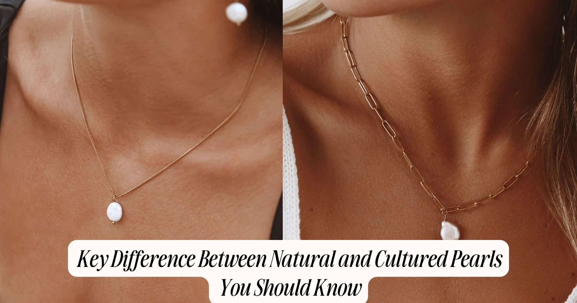 difference between natural and cultured pearls