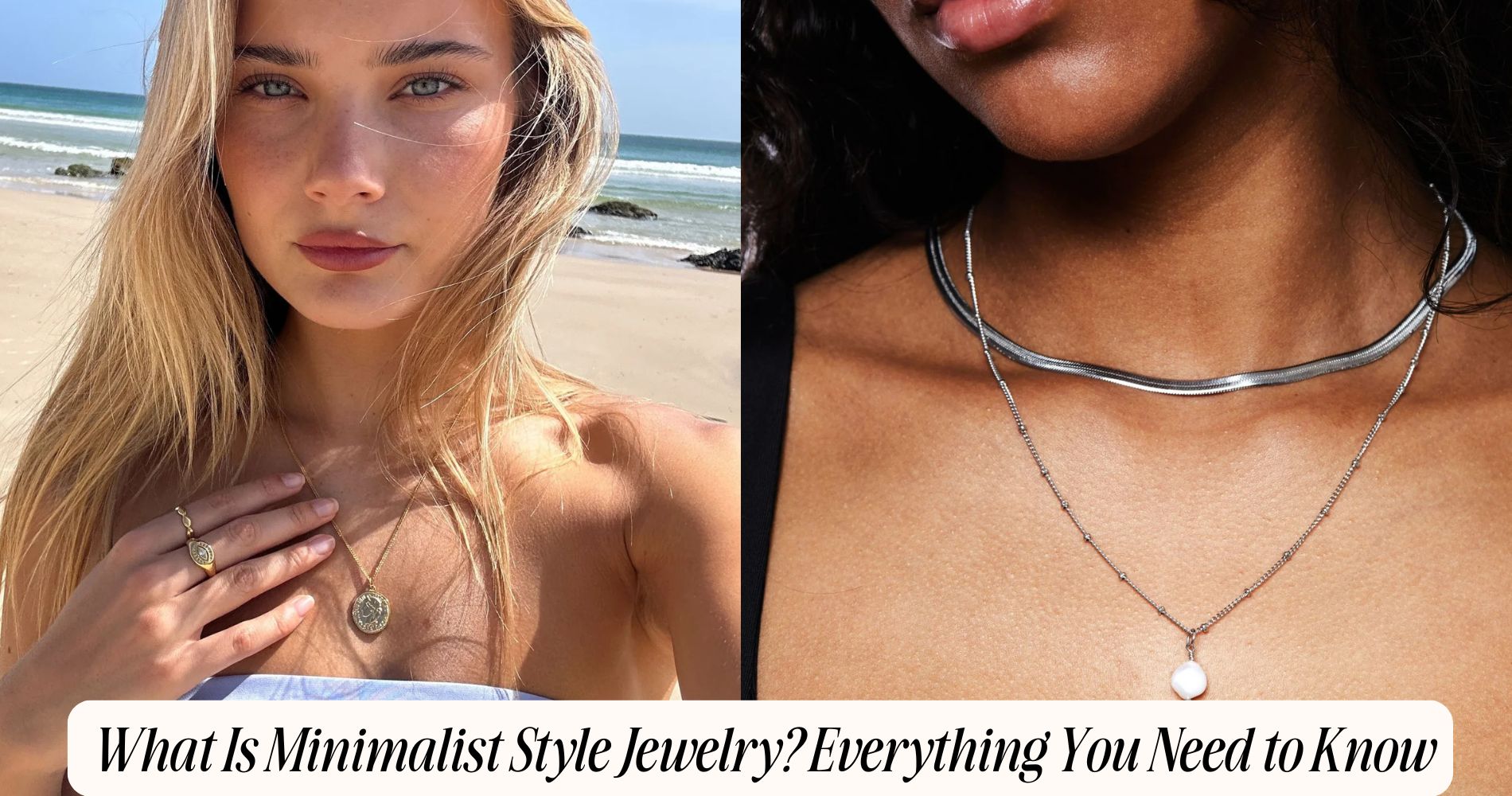 what is minimalist style jewelry