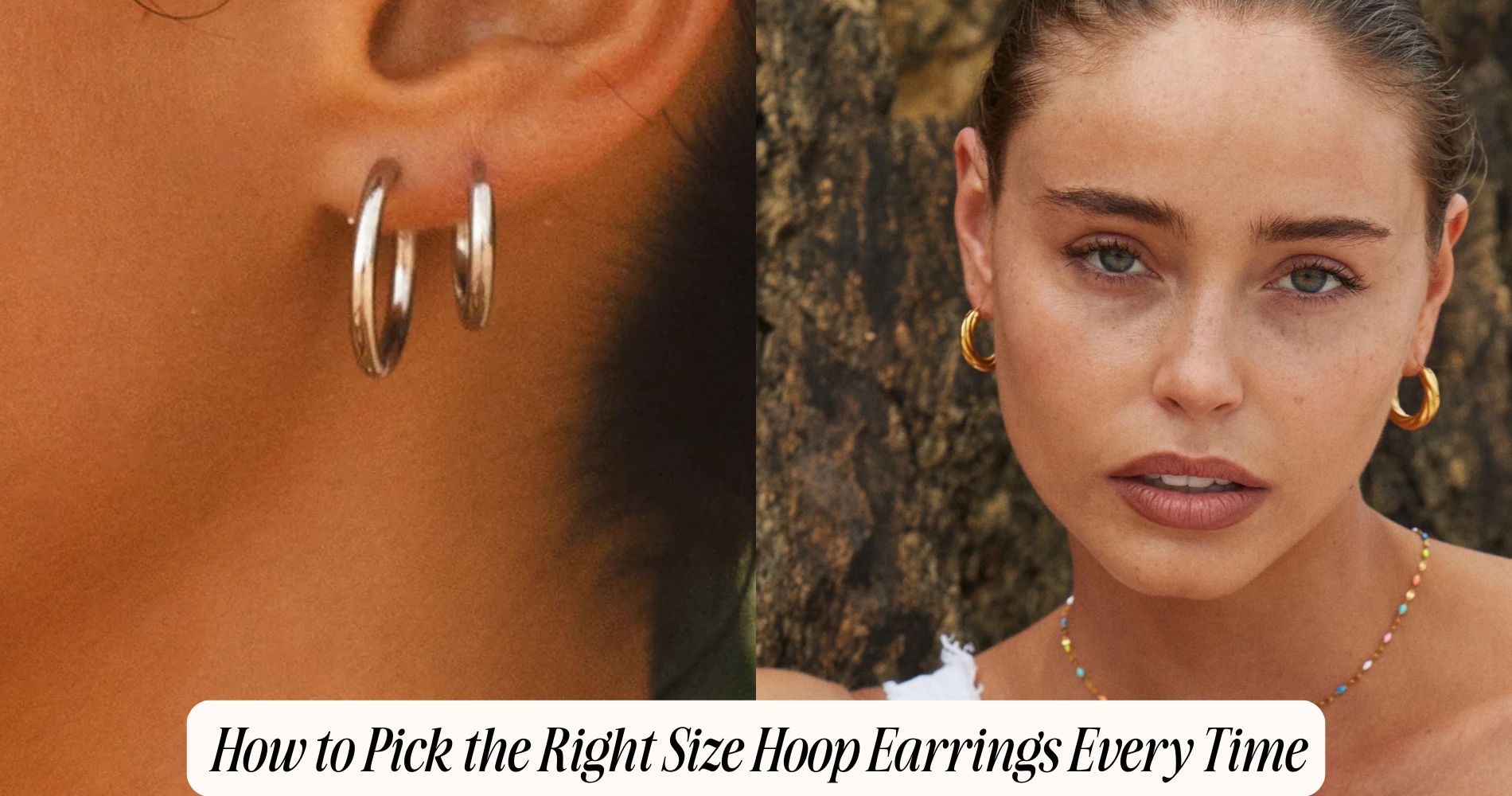 how to choose the right size hoop earrings