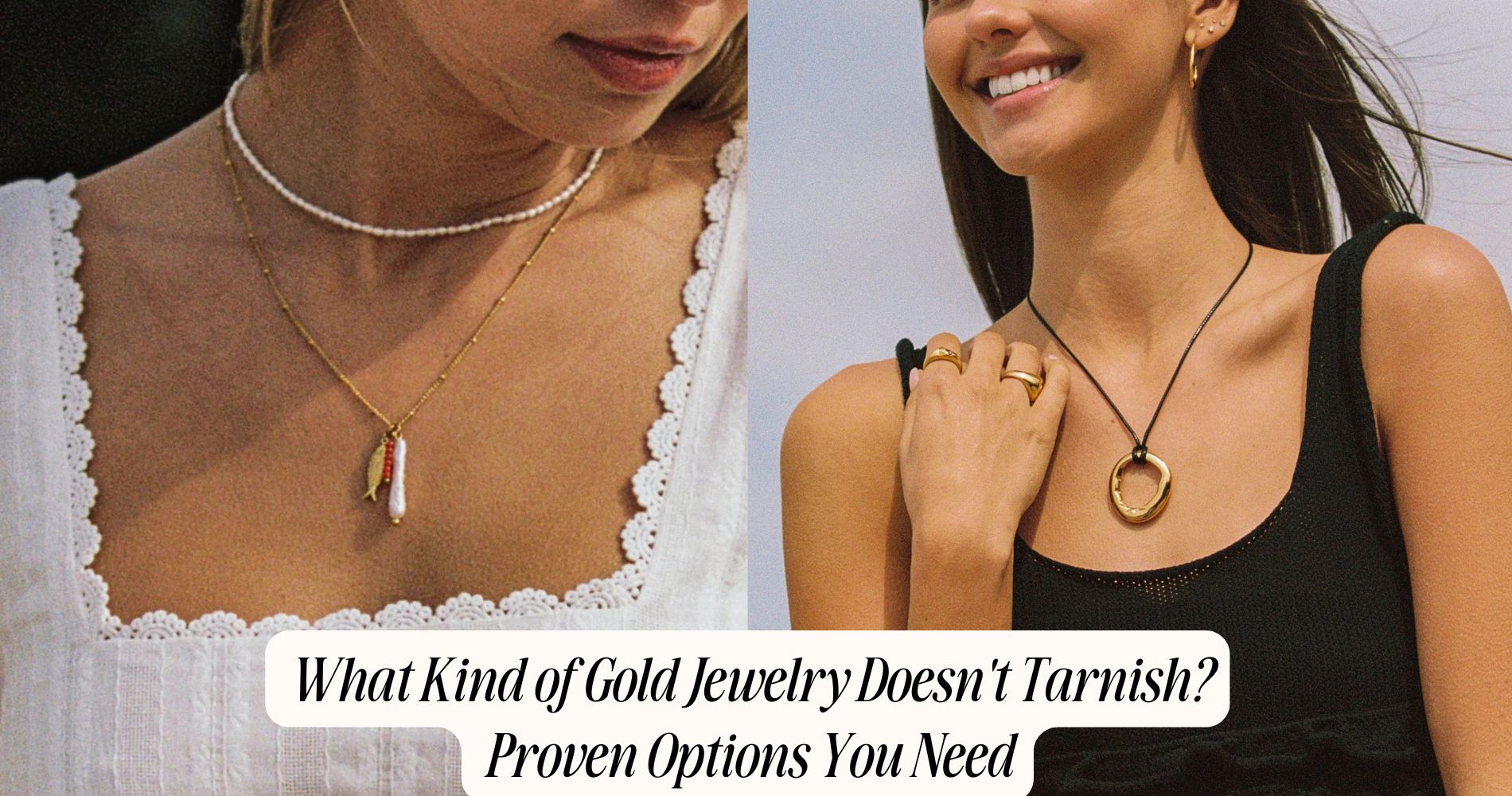 what kind of gold jewelry doesn't tarnish