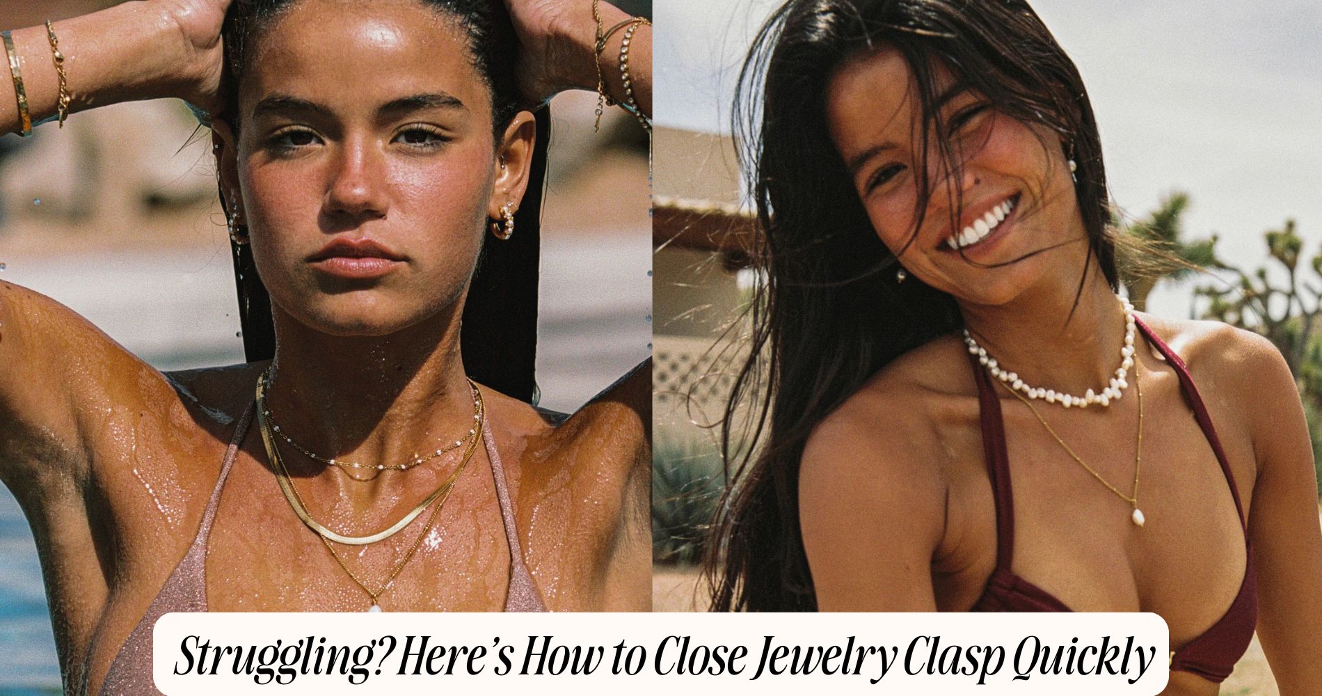 how to close jewelry clasp