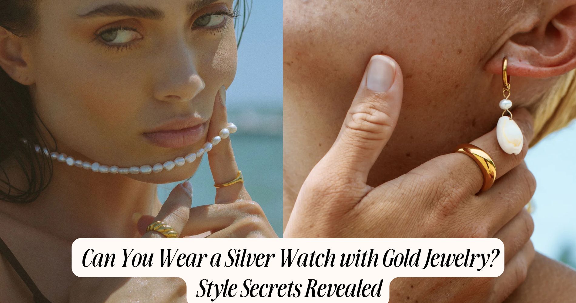 can you wear a silver watch with gold jewelry