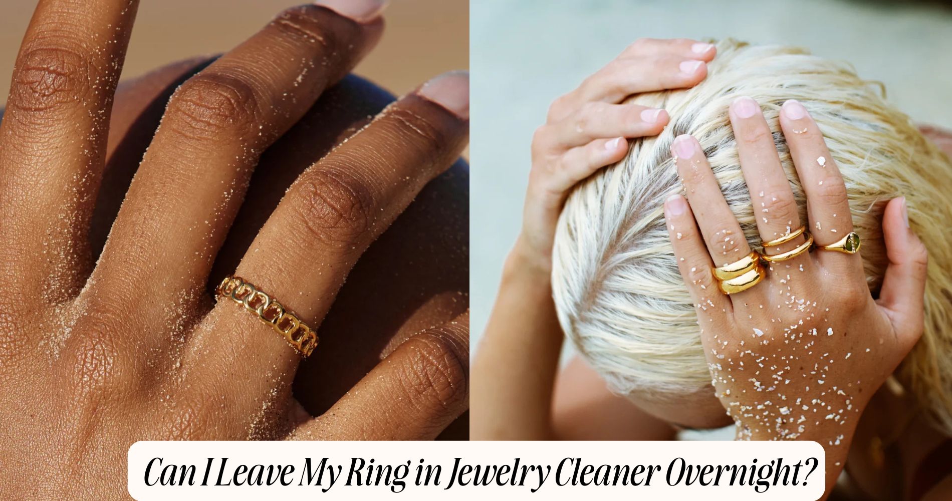 can i leave my ring in jewelry cleaner overnight