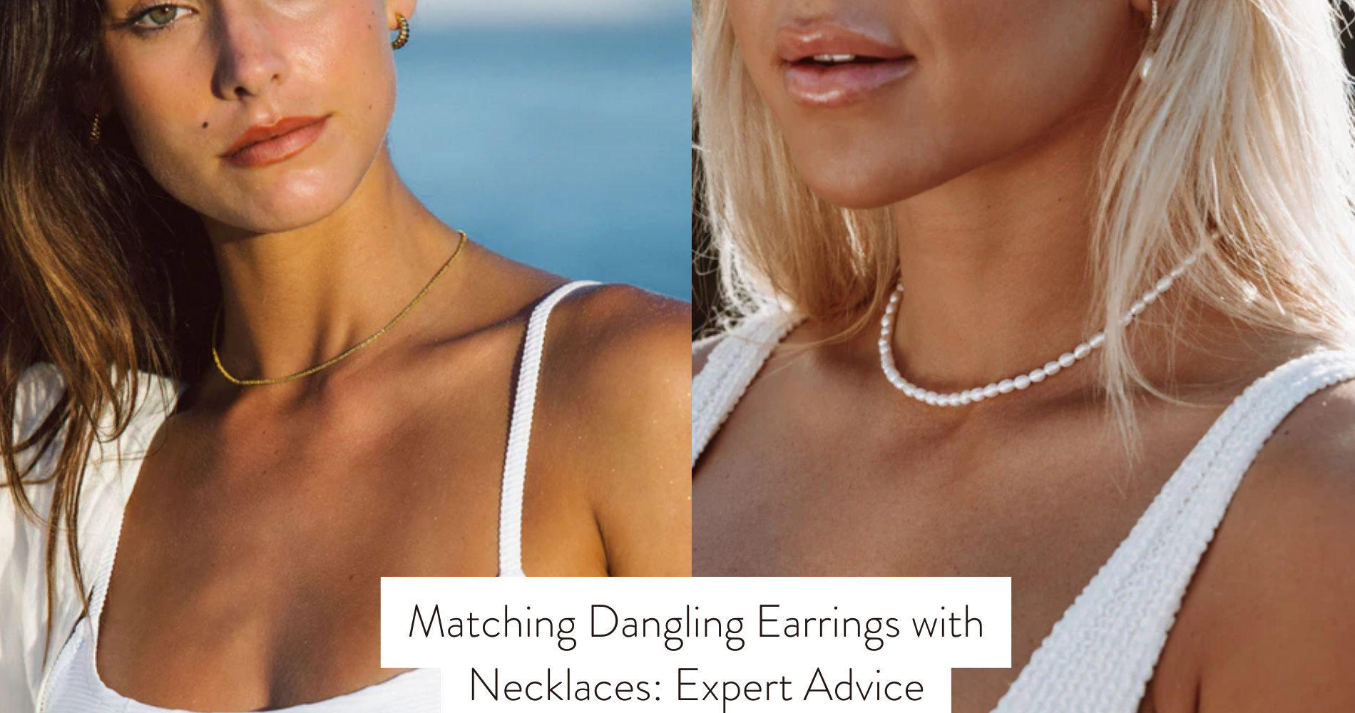 what necklace to wear with dangling earrings