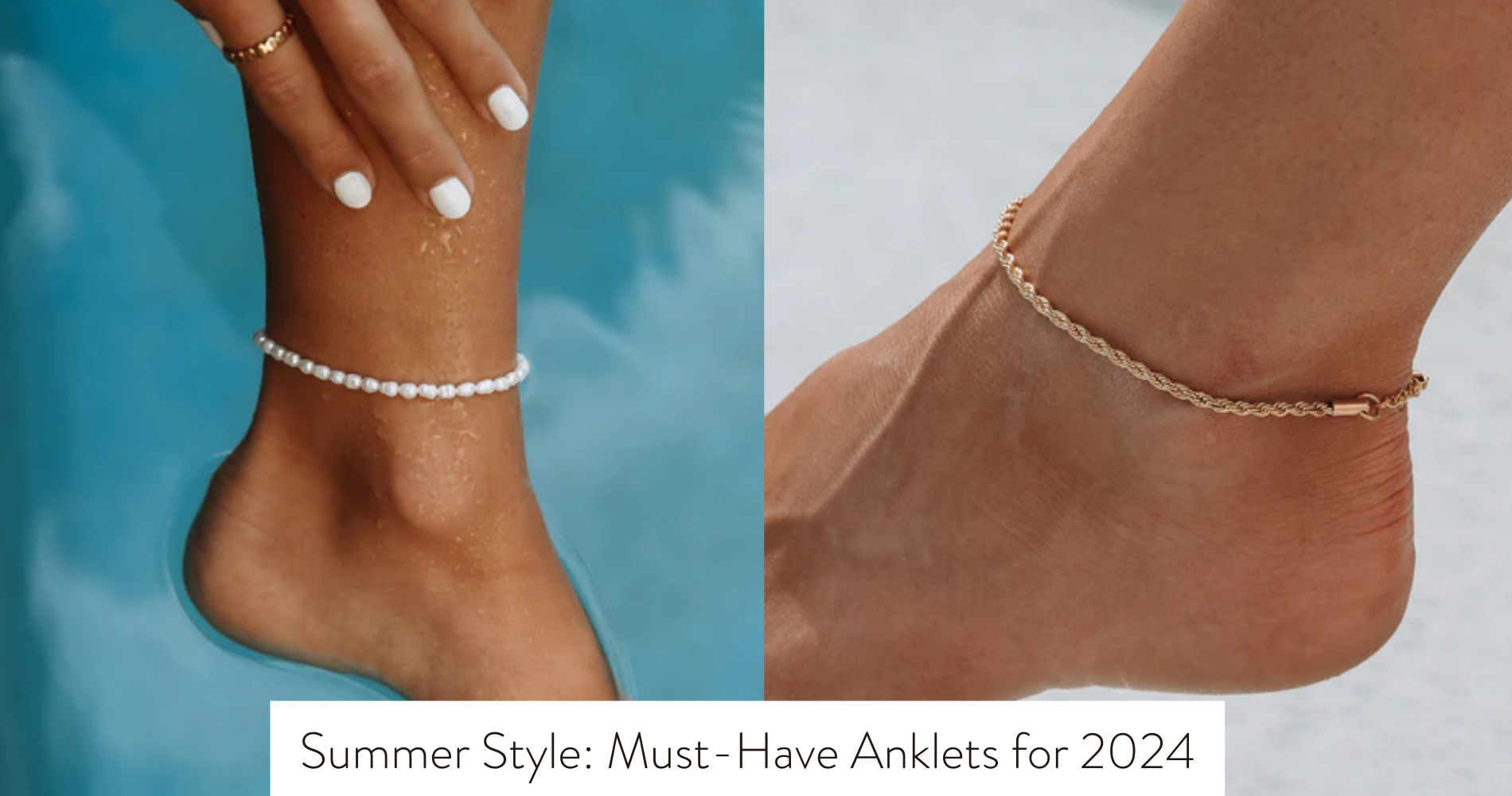 anklets for summer