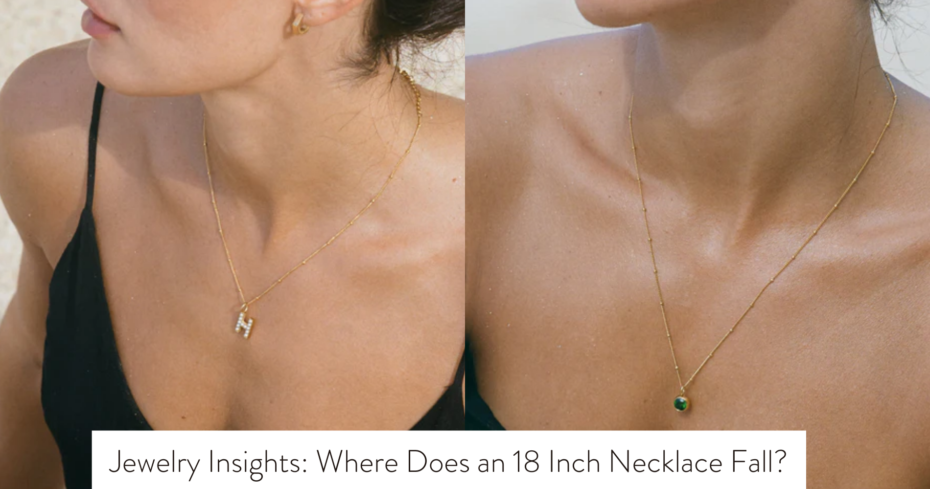 where does 18 inch necklace fall