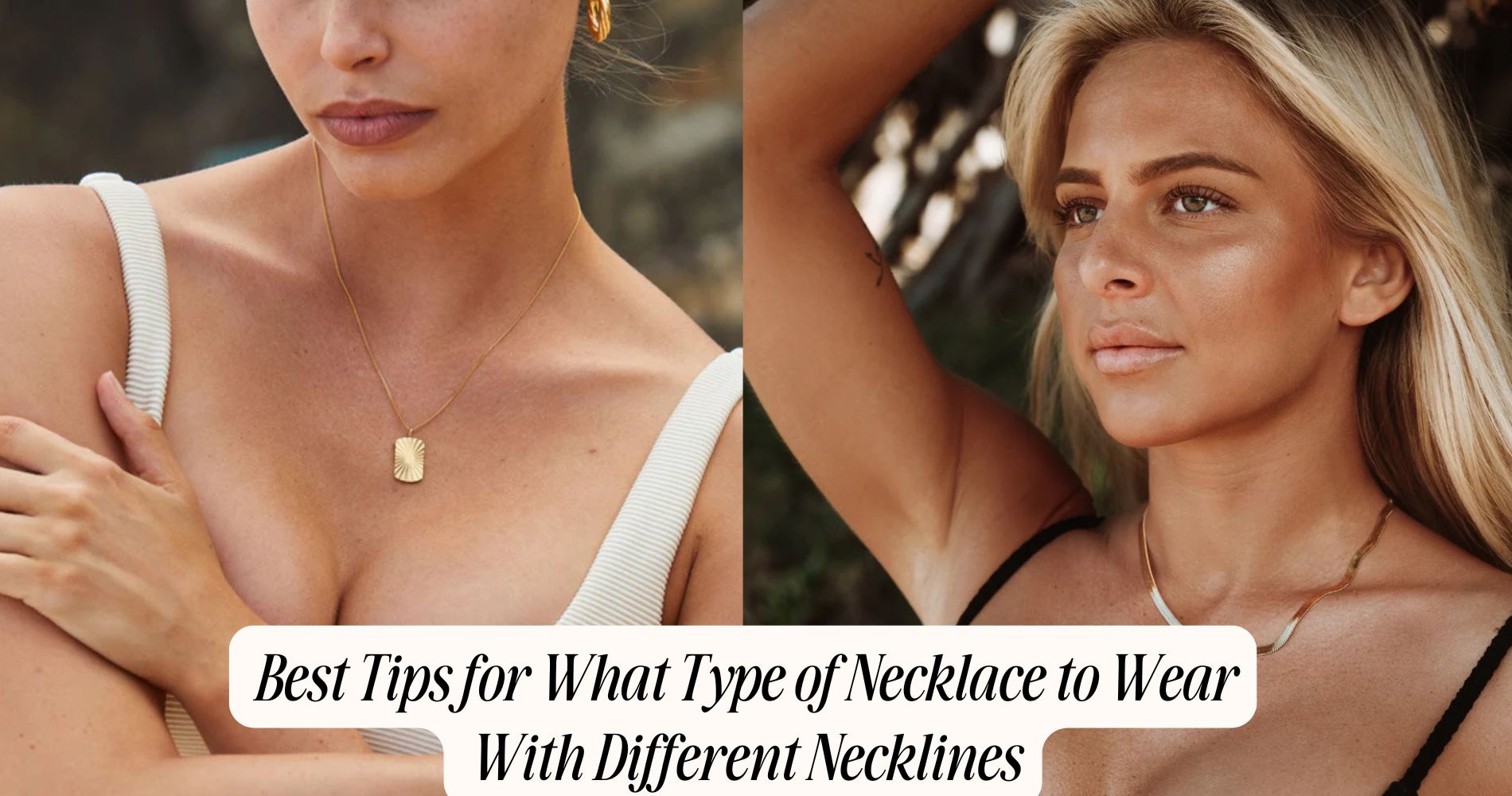 what type of necklace to wear with different necklines