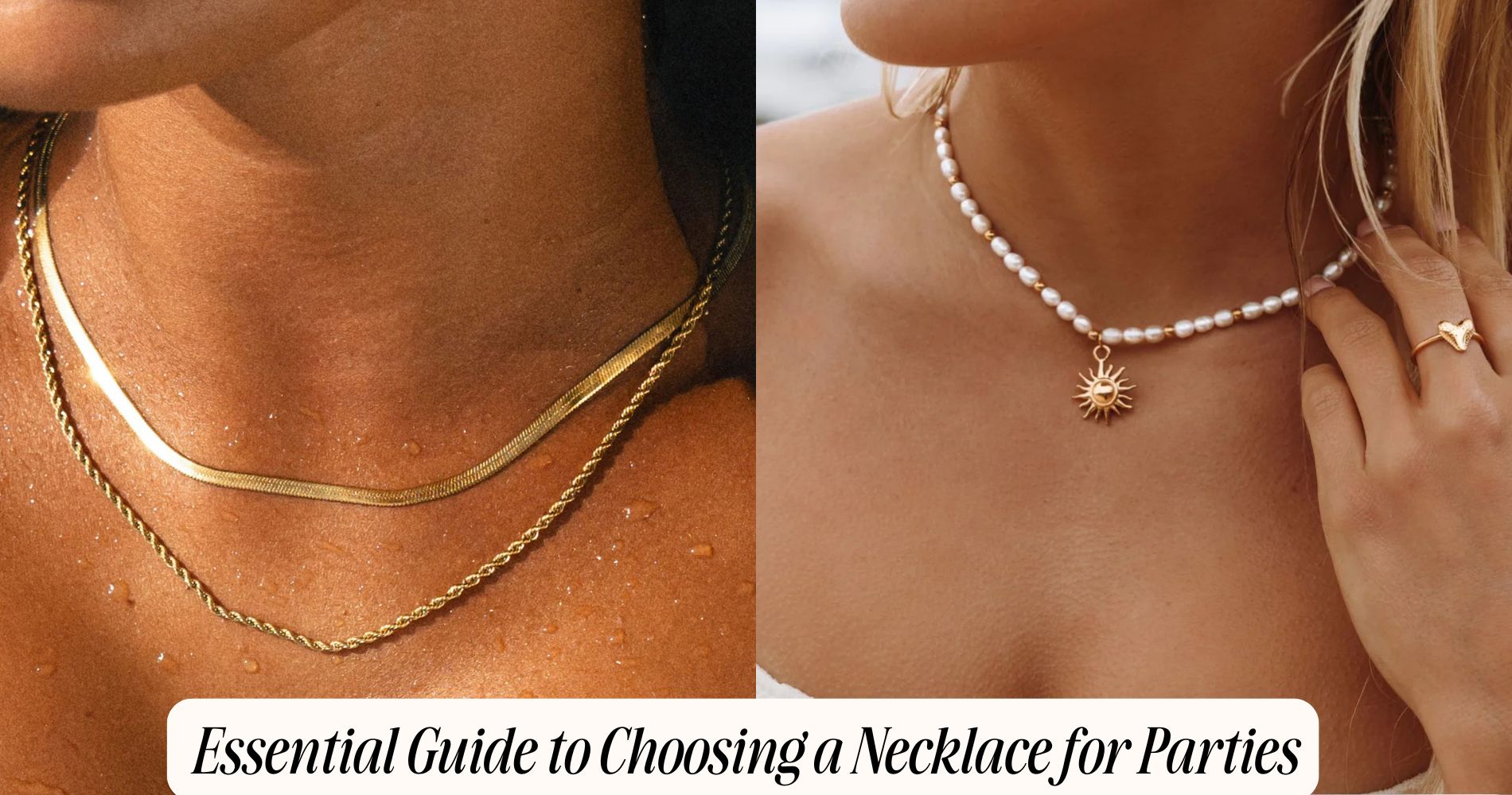 choosing a necklace for parties