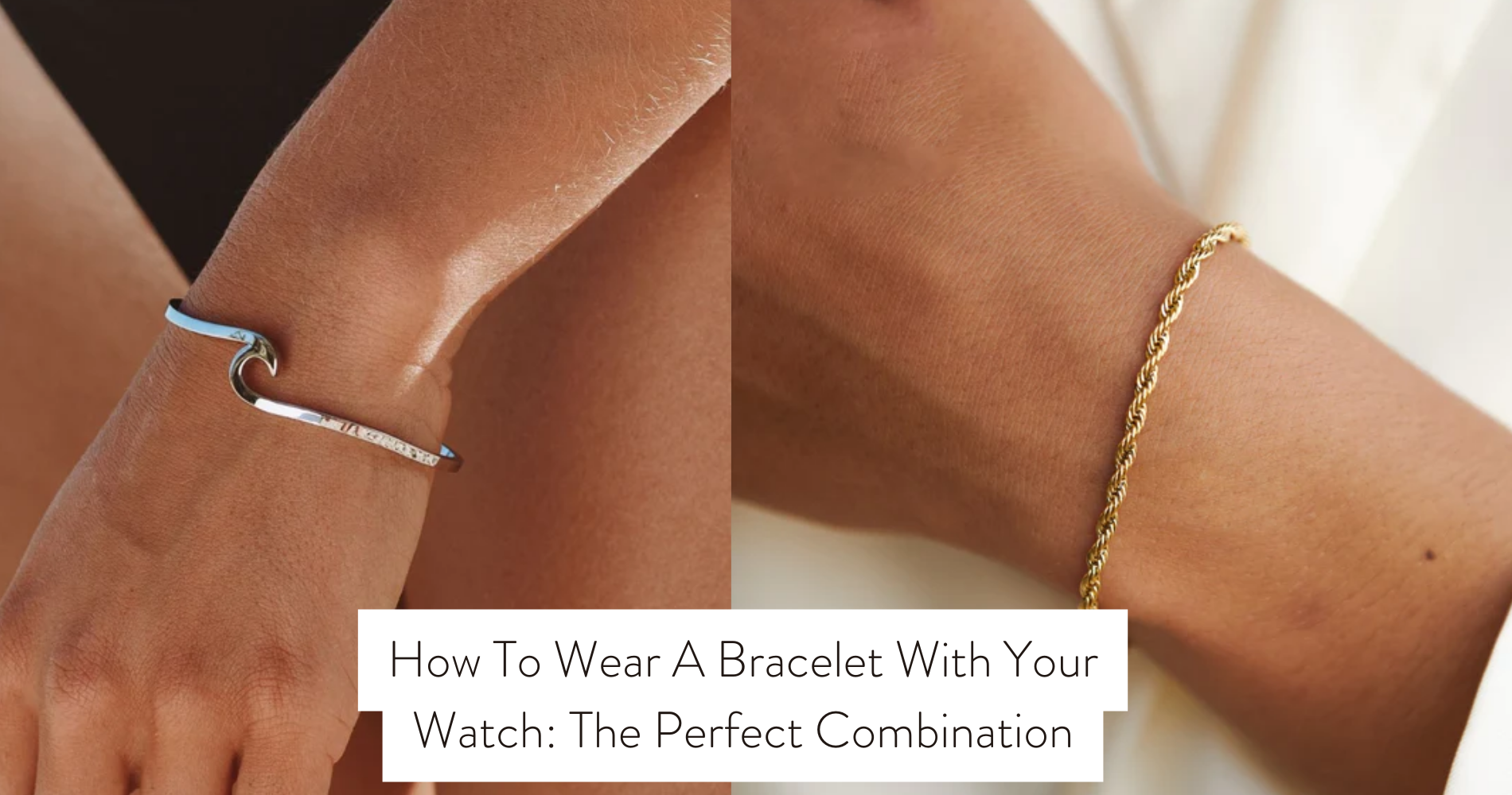 how to wear bracelet with watch