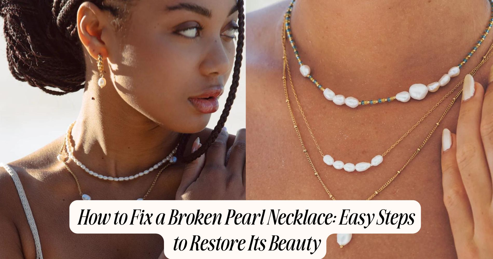 broken pearl necklace