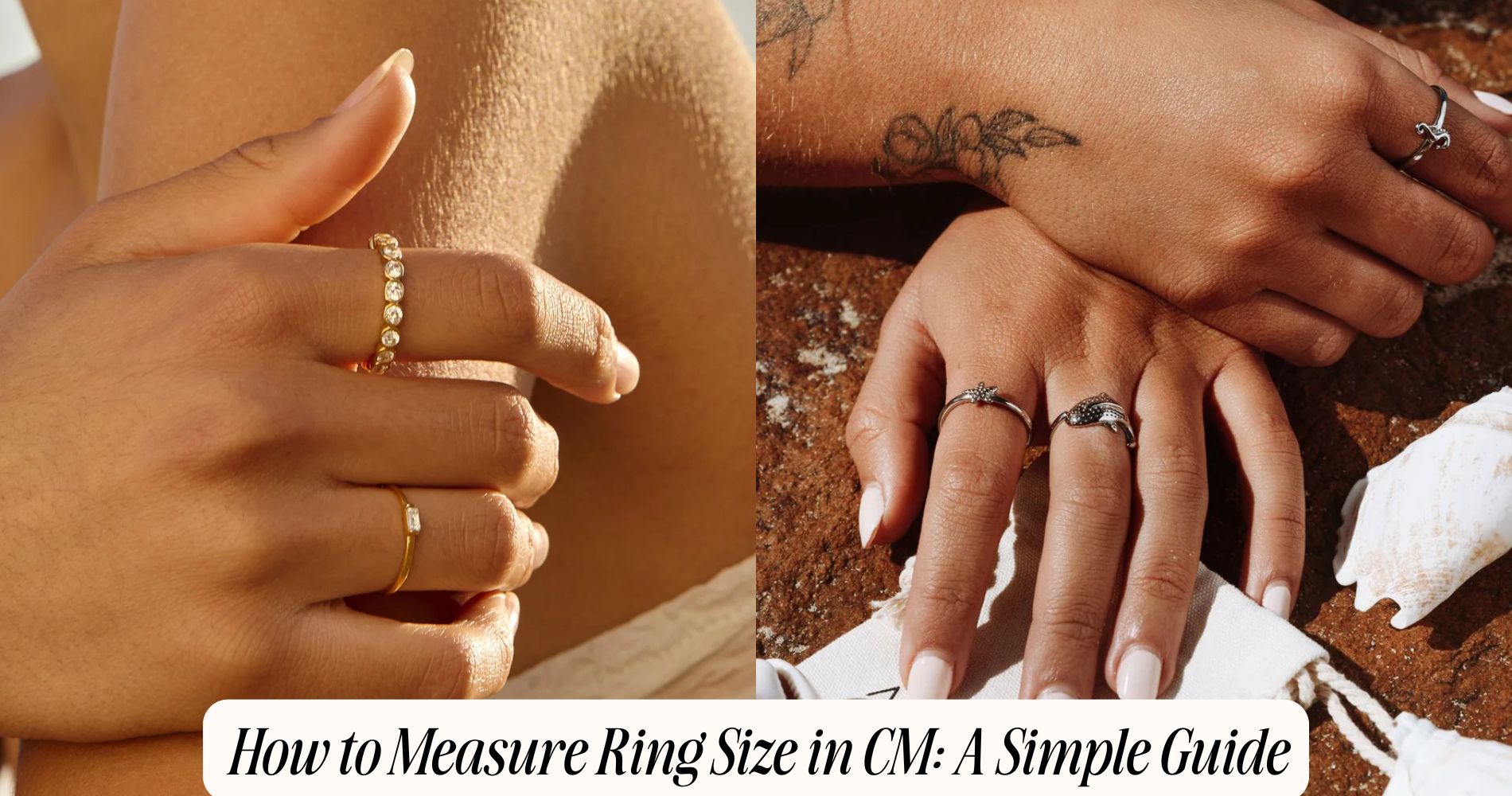 how to measure ring size in cm