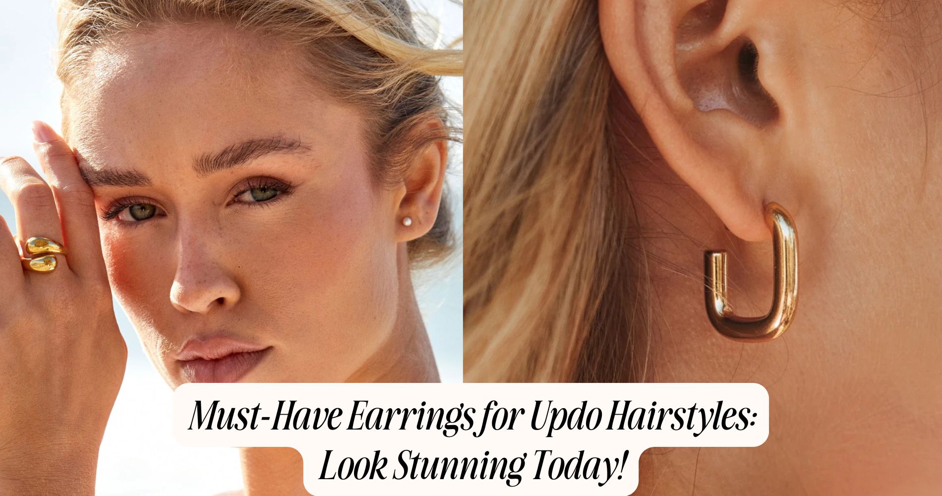 earrings for updo hairstyles