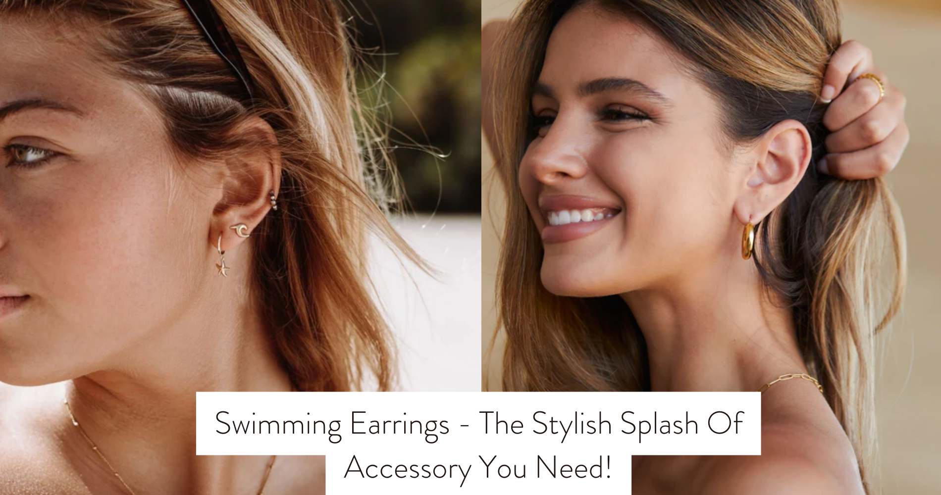 swimming earrings