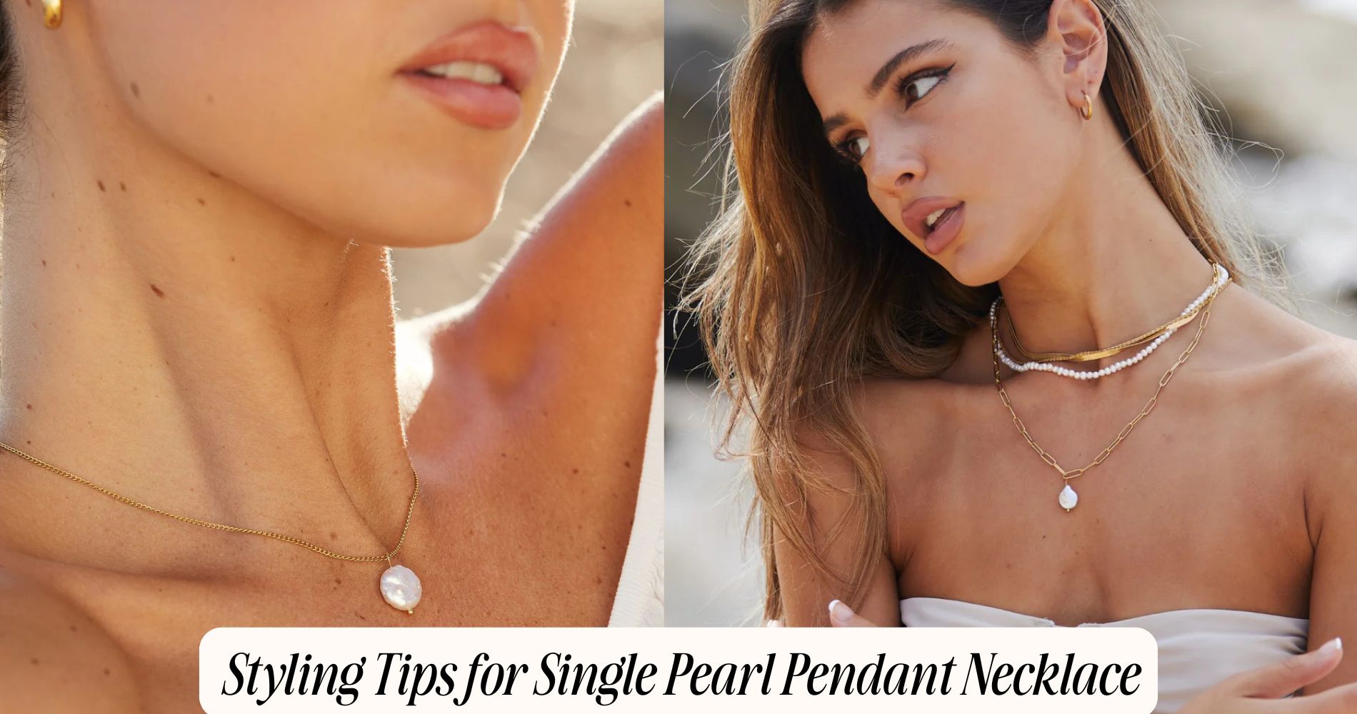 single pearl pendant necklace
