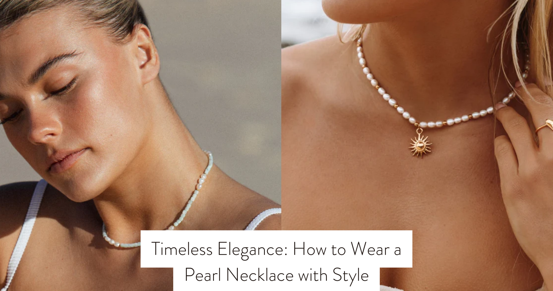 how to wear pearl necklace