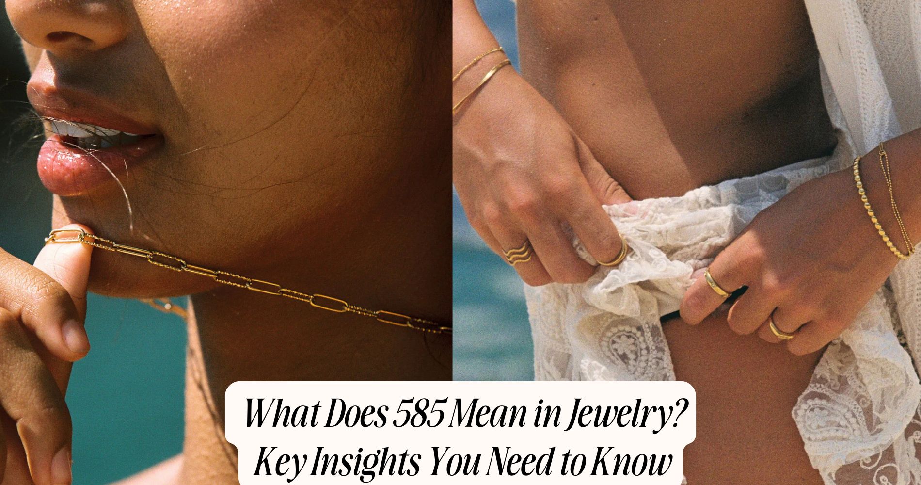 what does 585 mean in jewelry