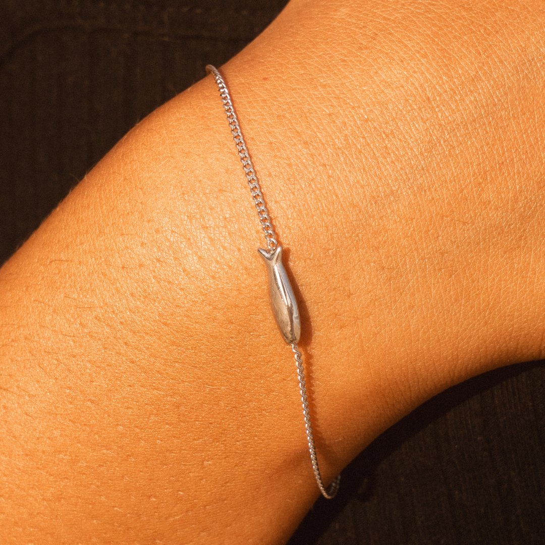 Silver Fish Bracelet