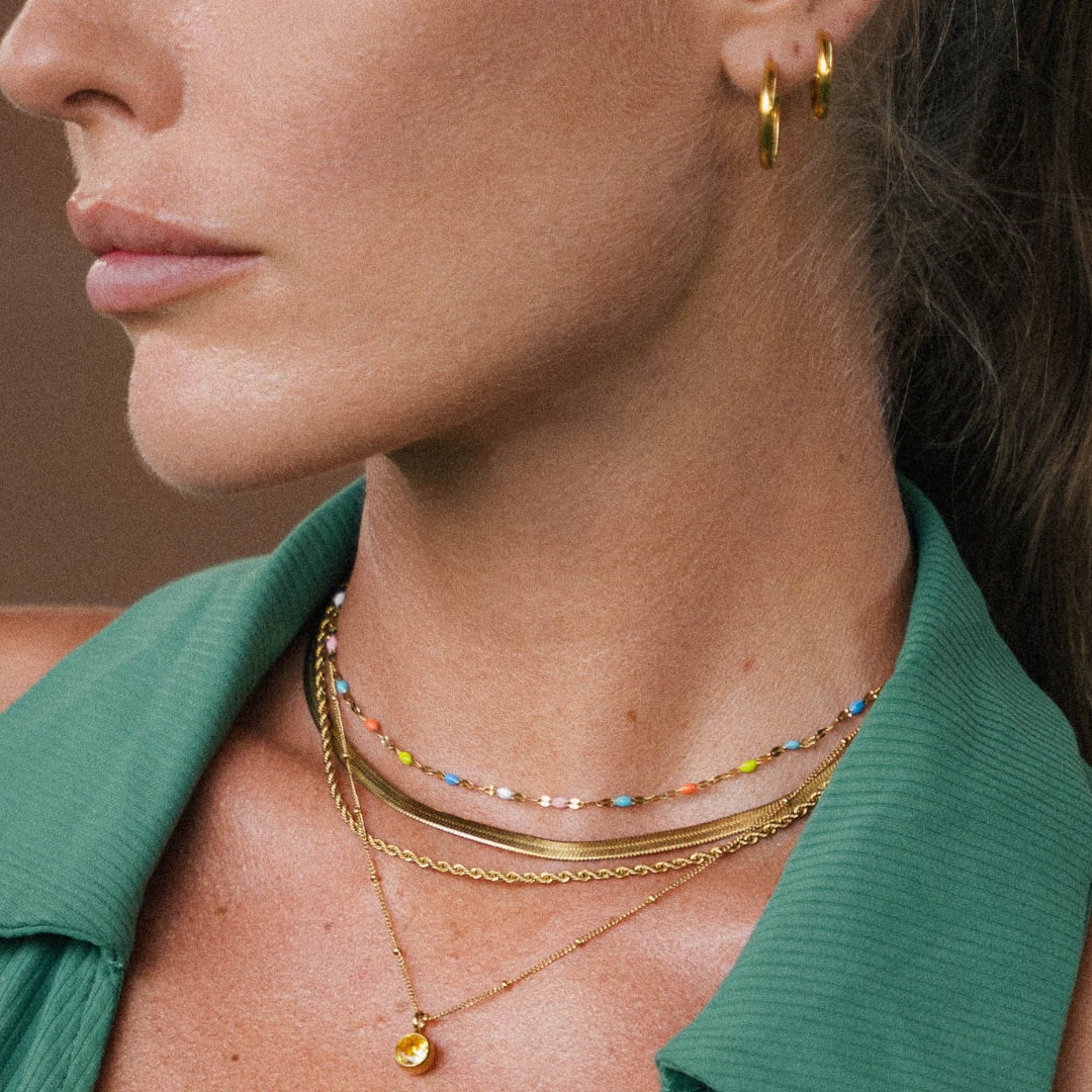 Rainbow Dainty Choker