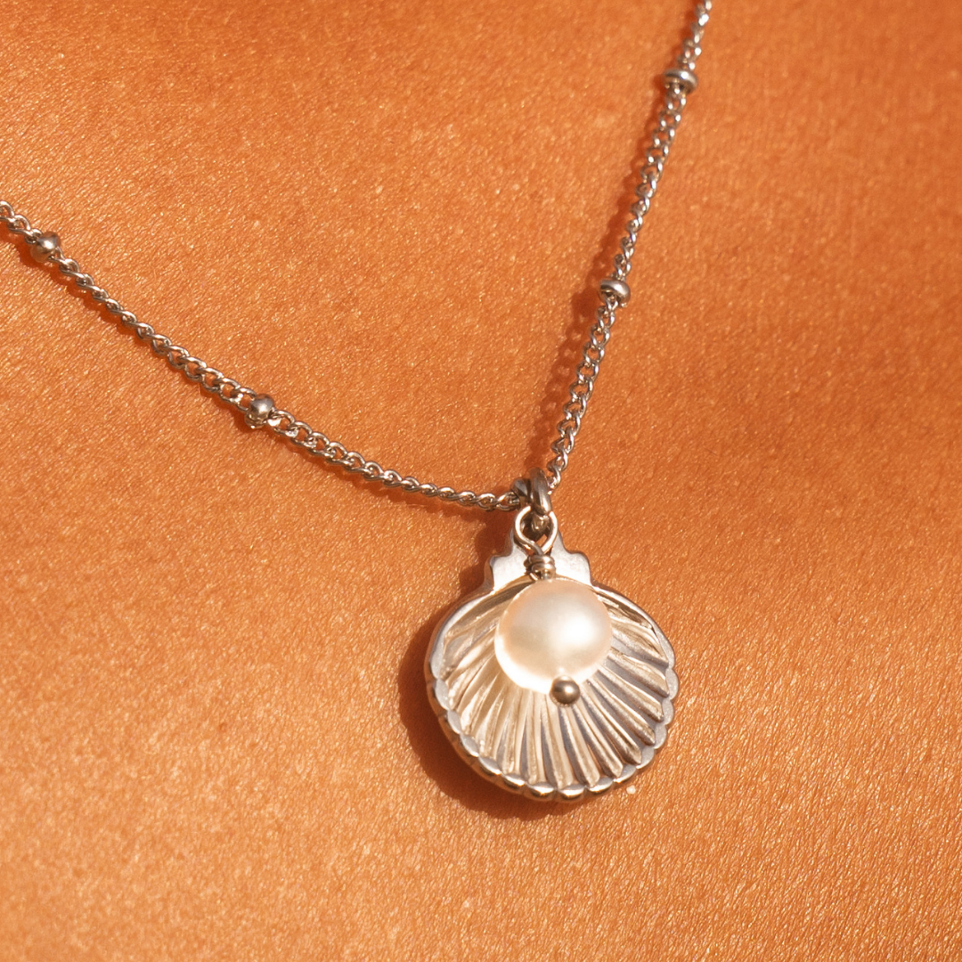 Silver Shell Necklace