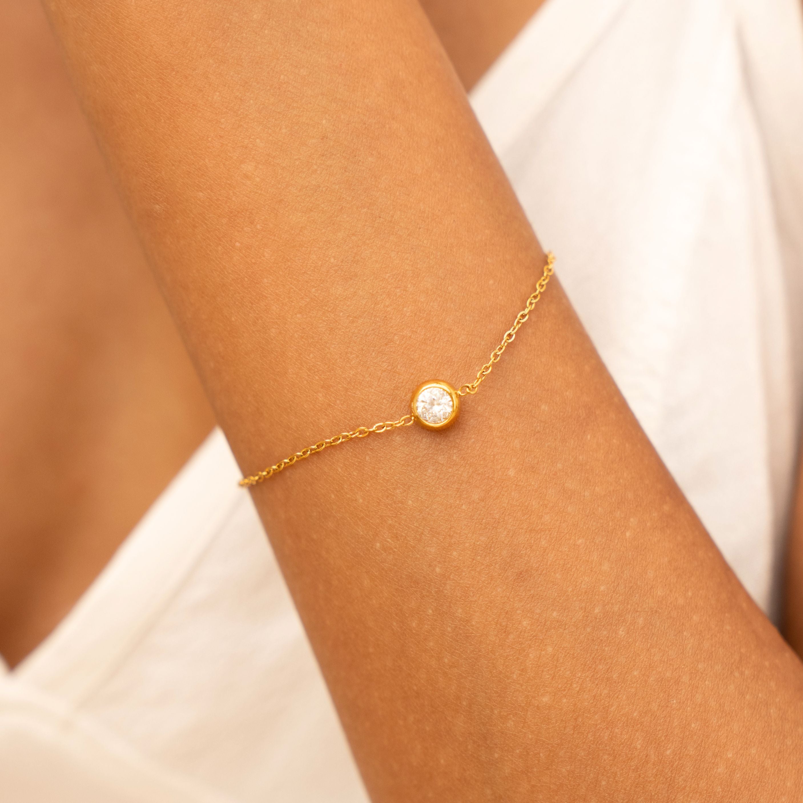 Dainty Diamond Bracelet