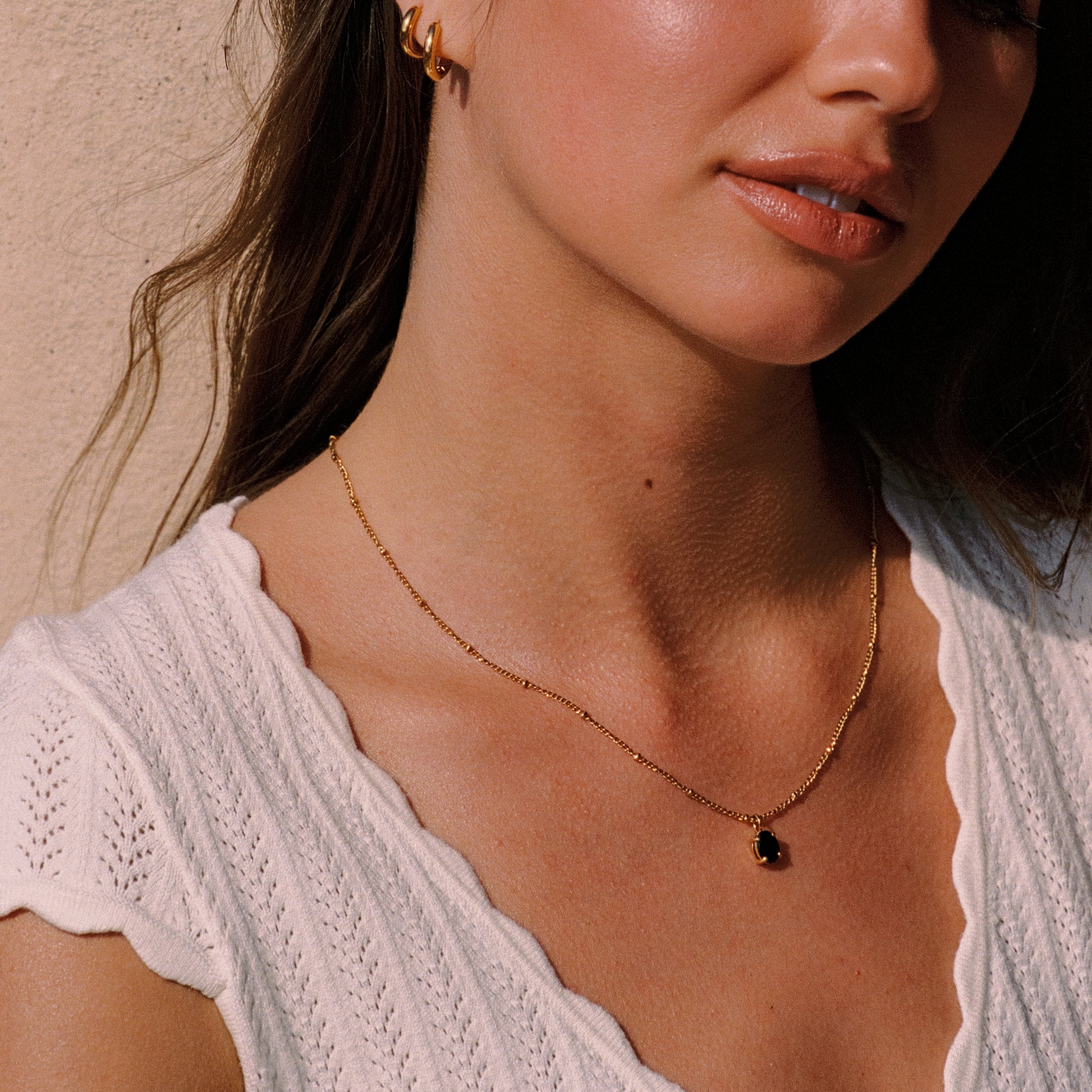 Dark Cz Necklace