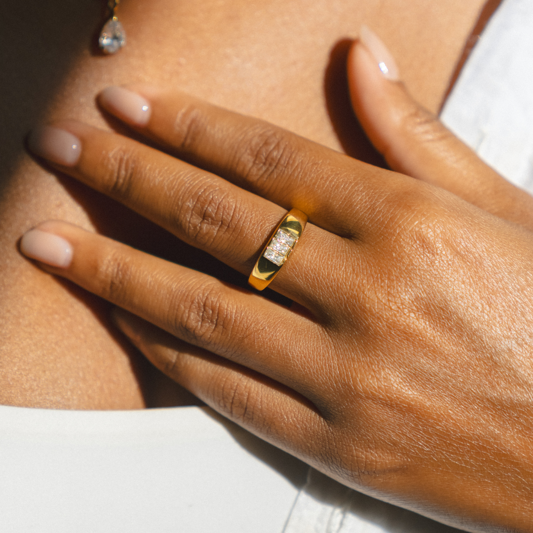 Gold Baguette Stacker