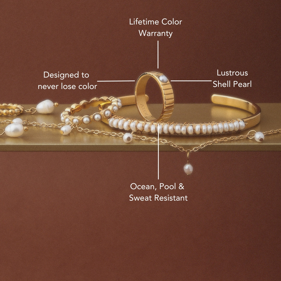 Gold Single Shell Ring