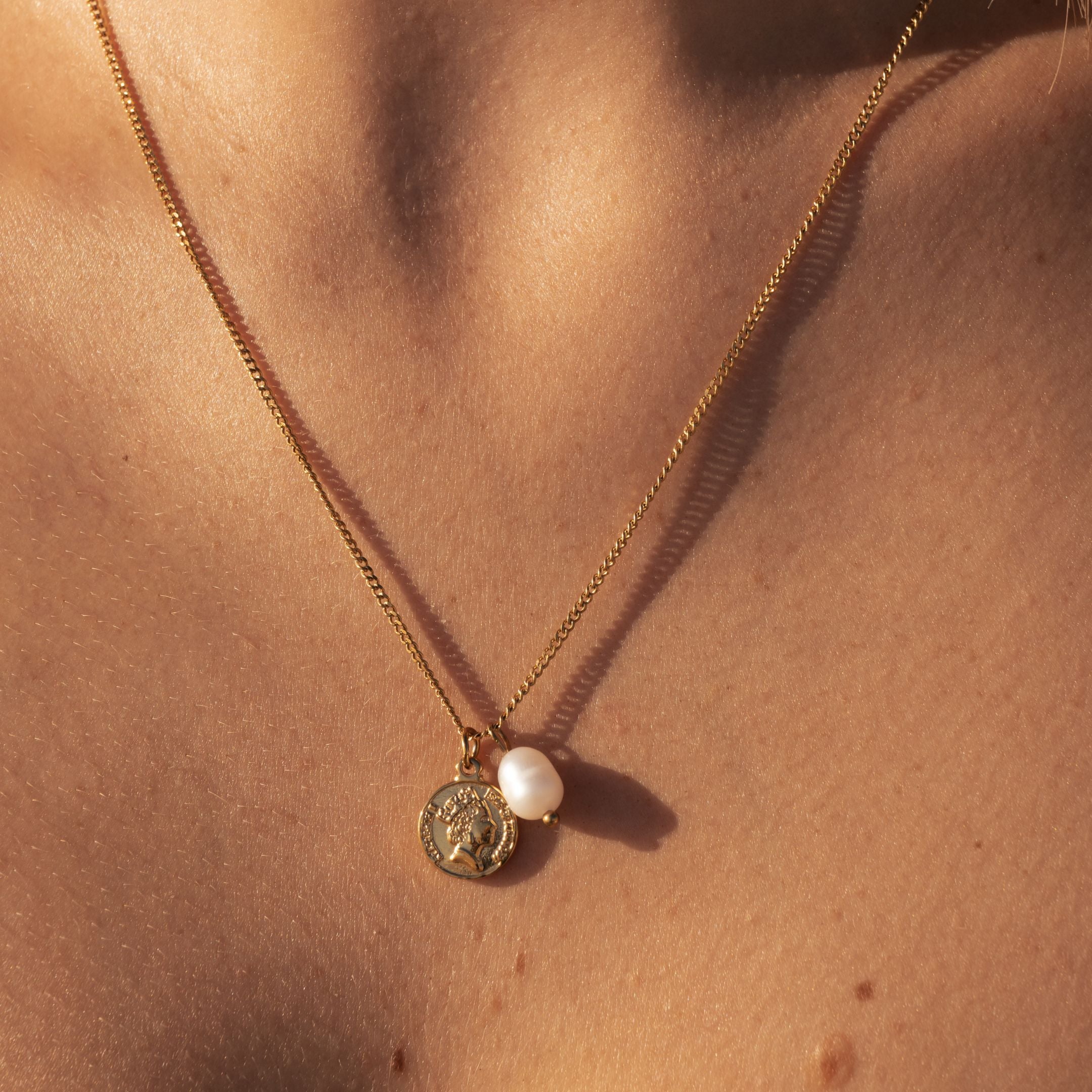 Gold Coin Necklace