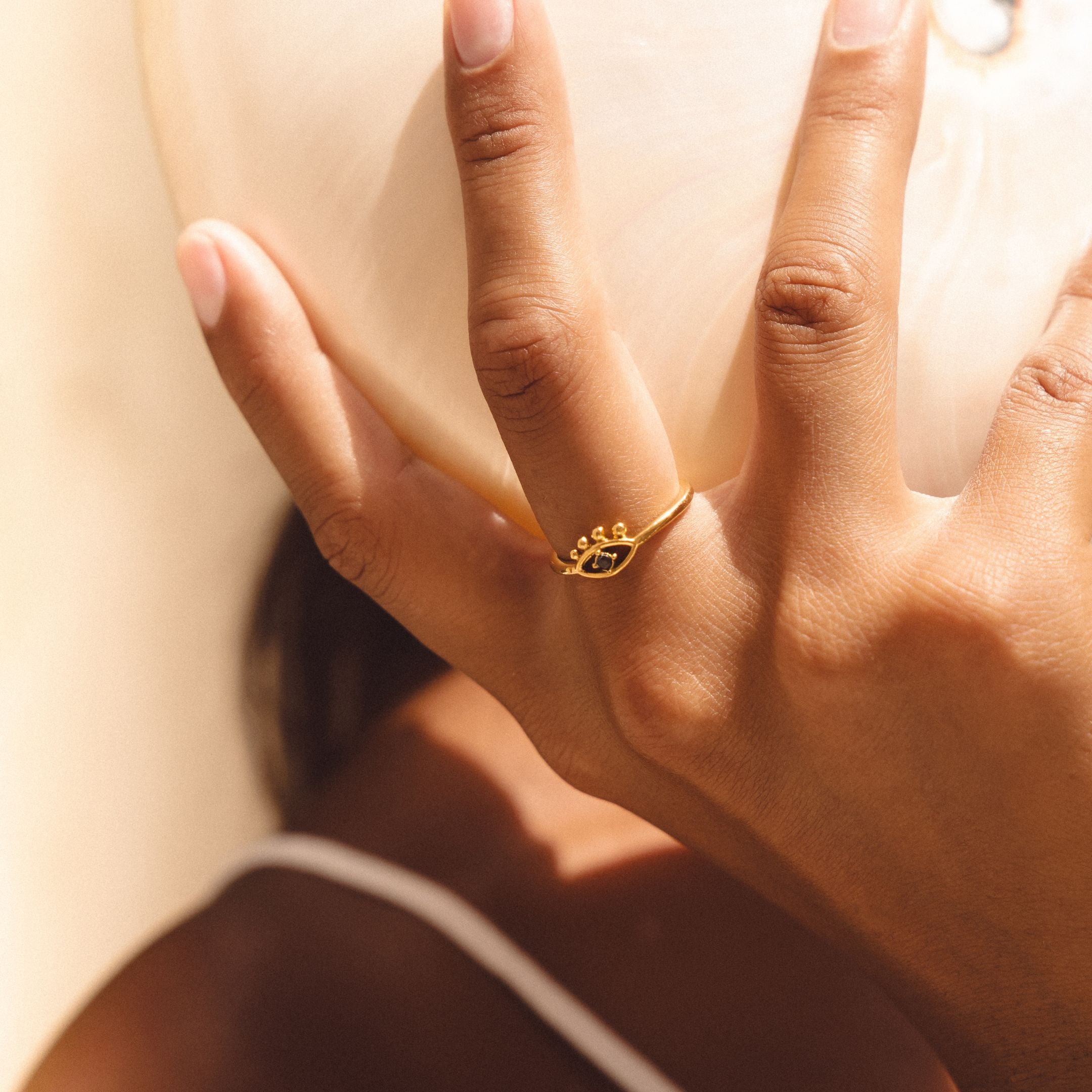Greek Eye Ring