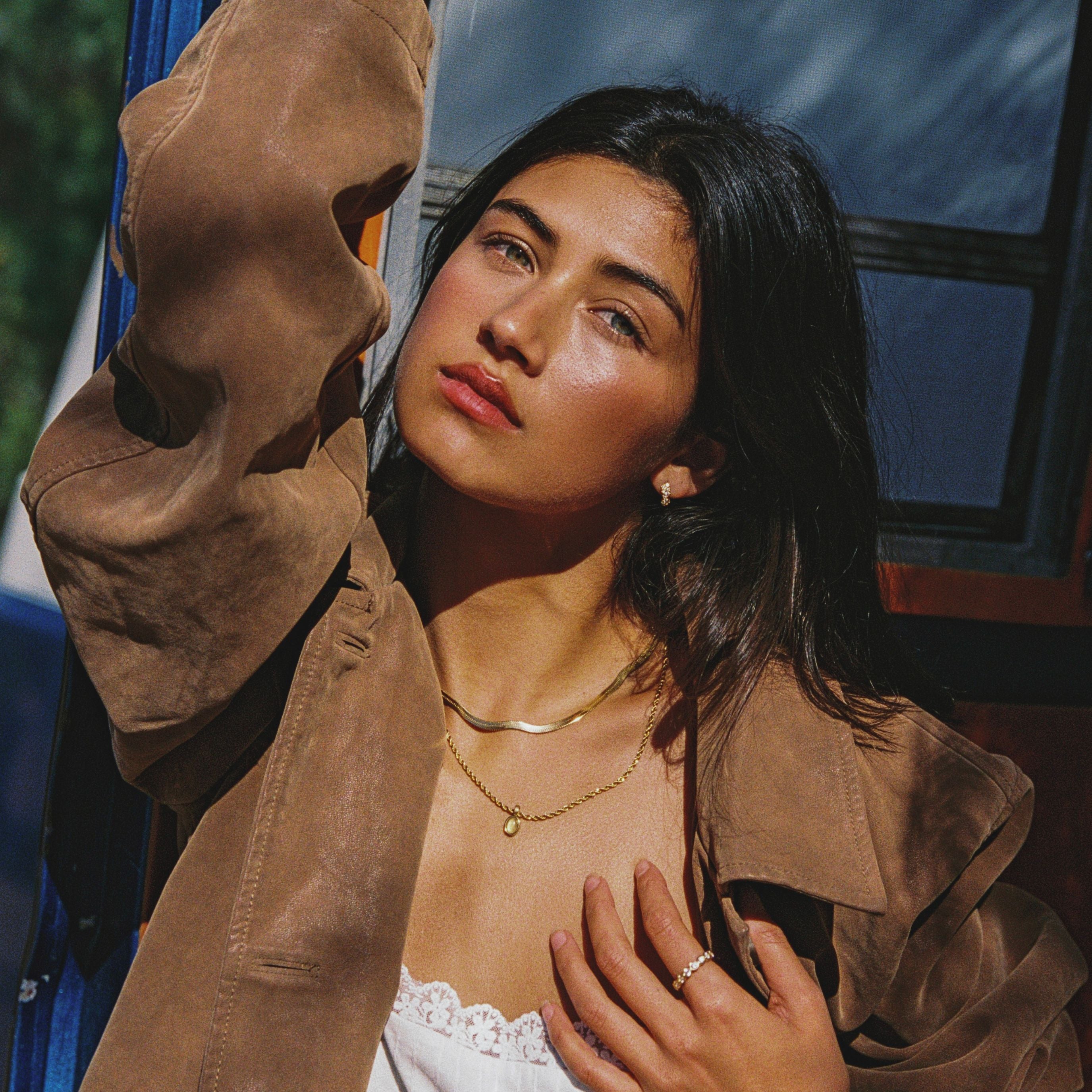 Herringbone Choker Gold