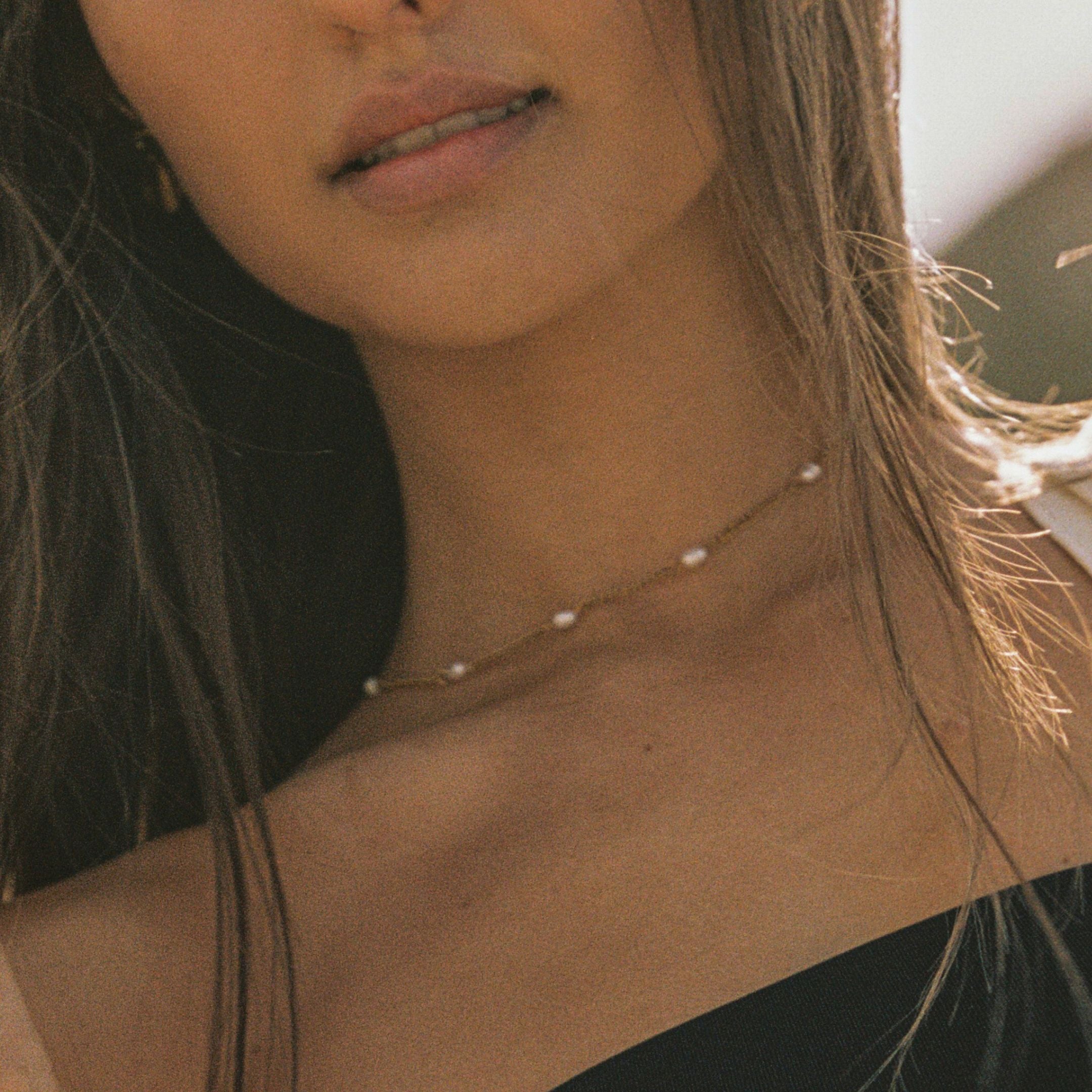 Layering Pearl Necklace