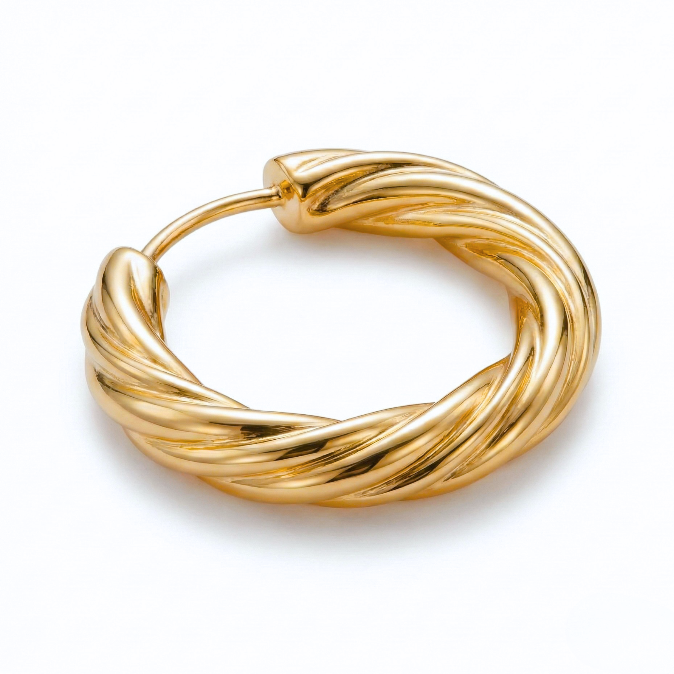 Simple Twisted Earrings