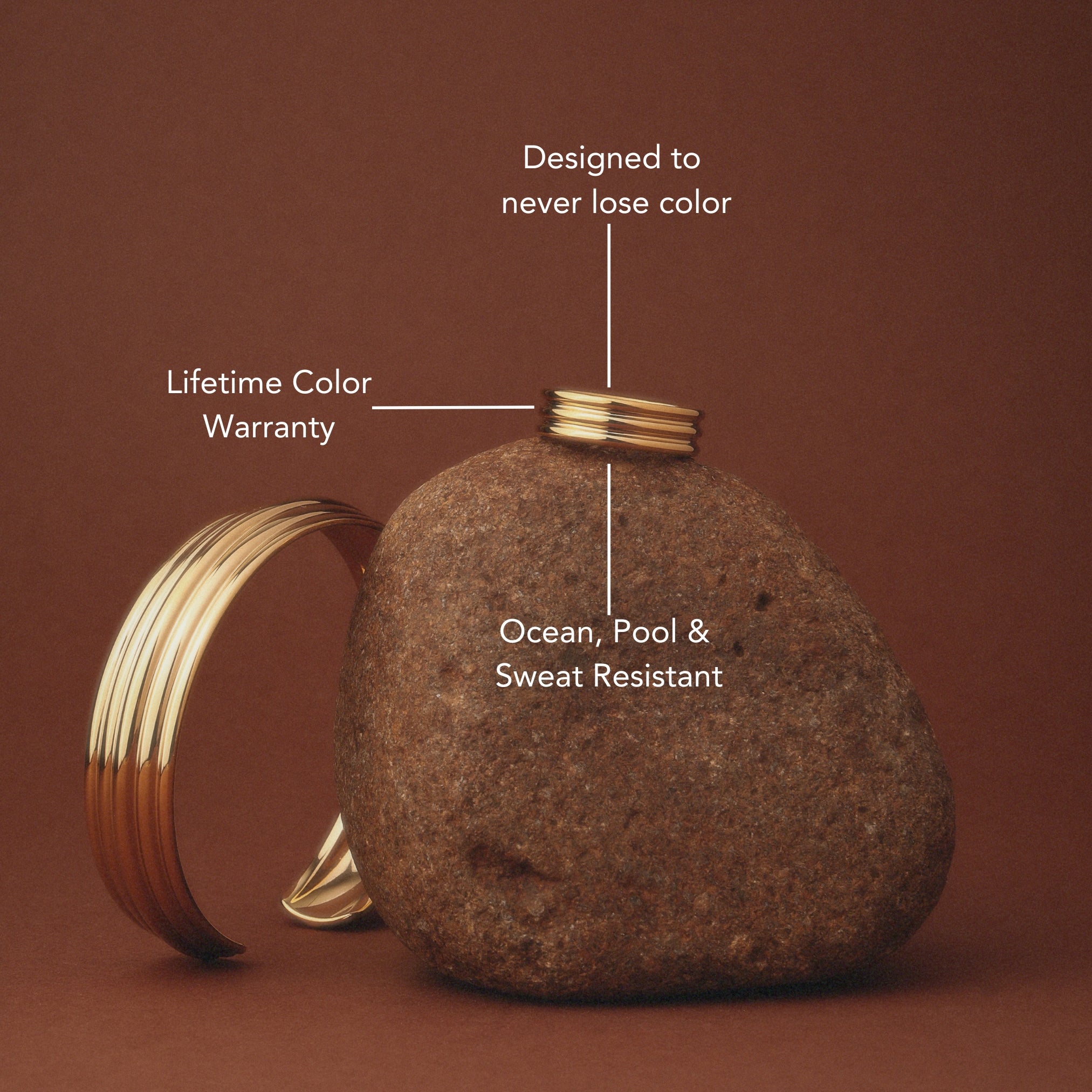 Waterproof Gold Layered