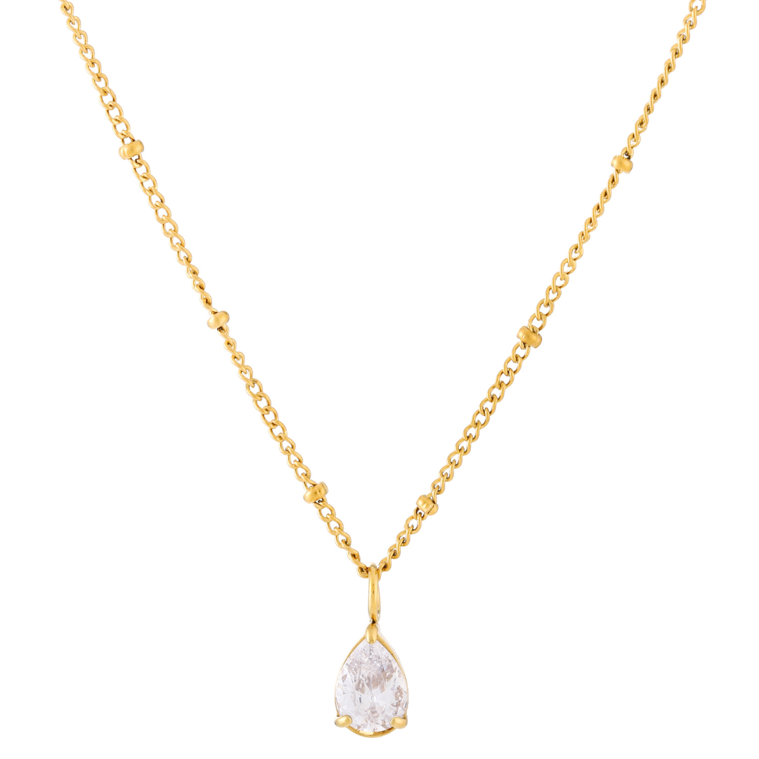 Waterproof Teardrop Necklace