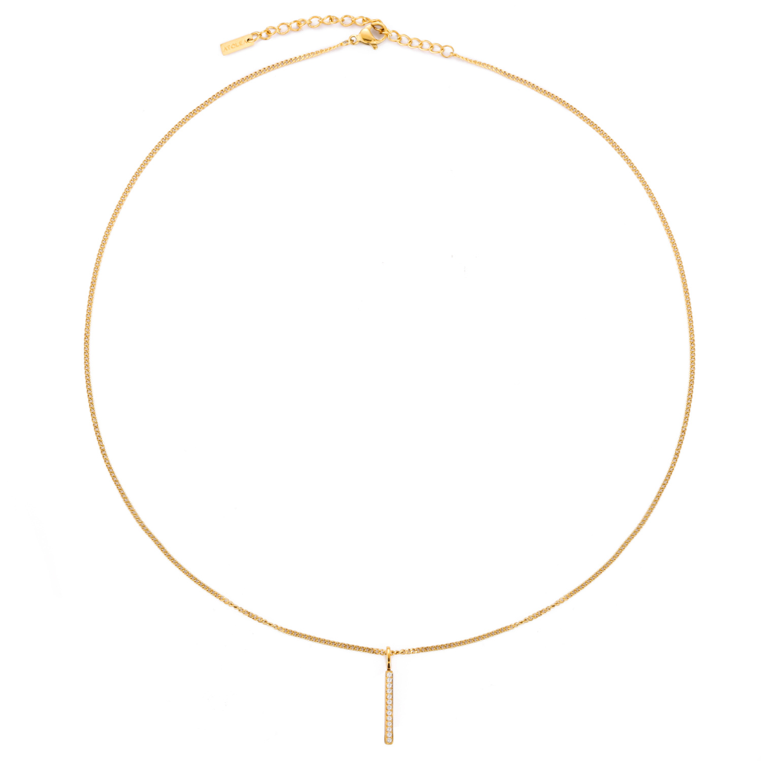 Zircon Bar Necklace