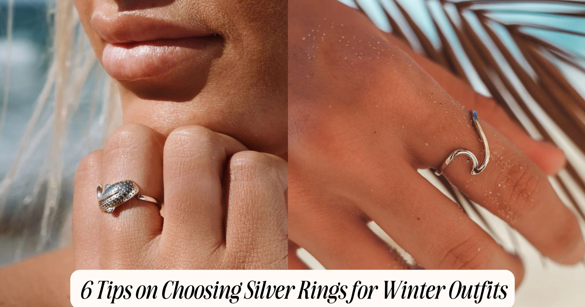 choosing silver rings for winter outfits