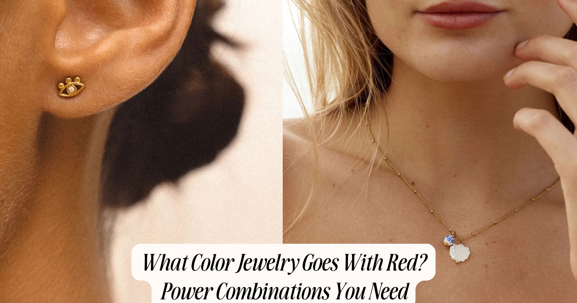 What Color Jewelry Goes With Red