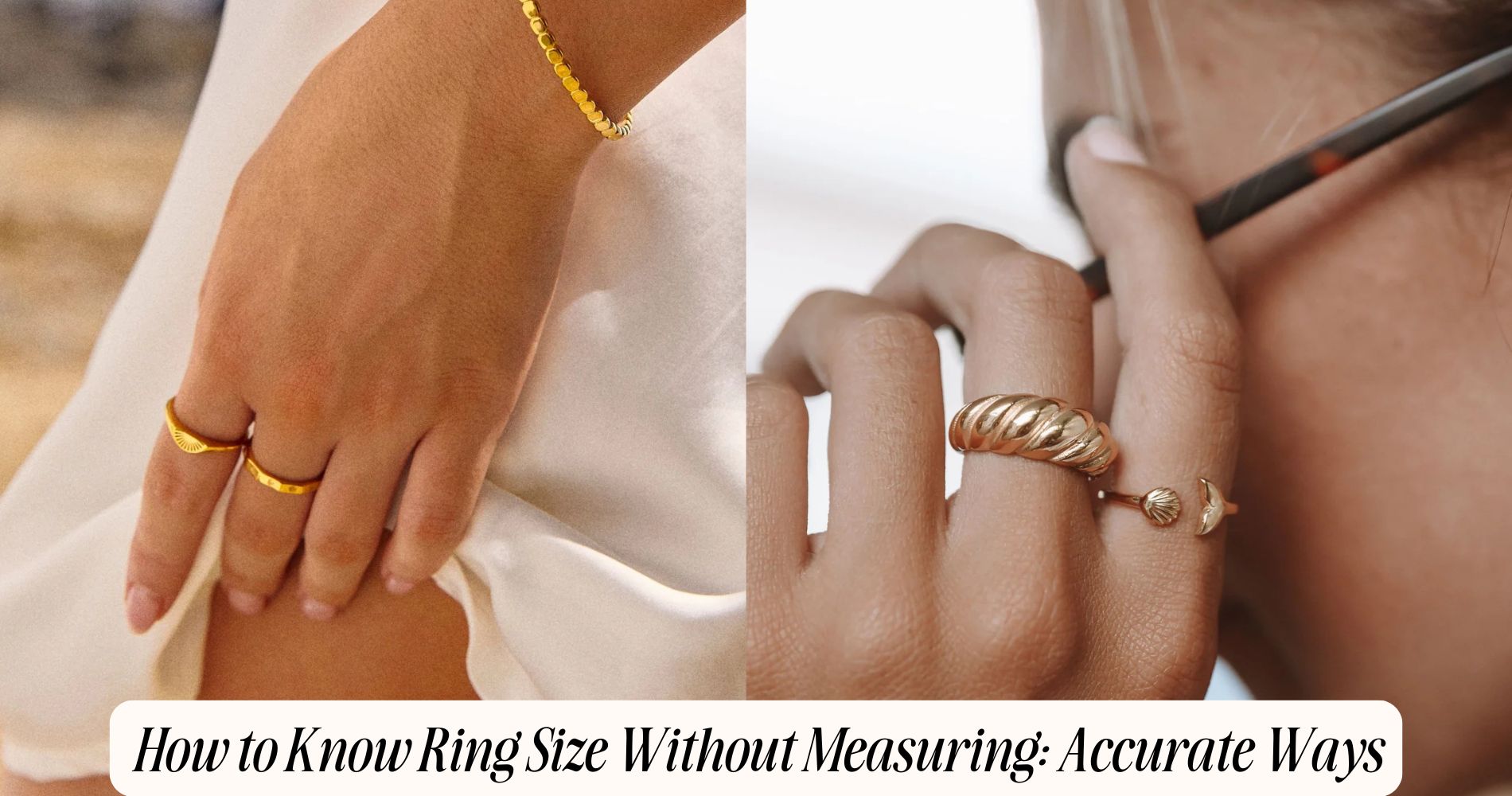 how to know ring size without measuring​