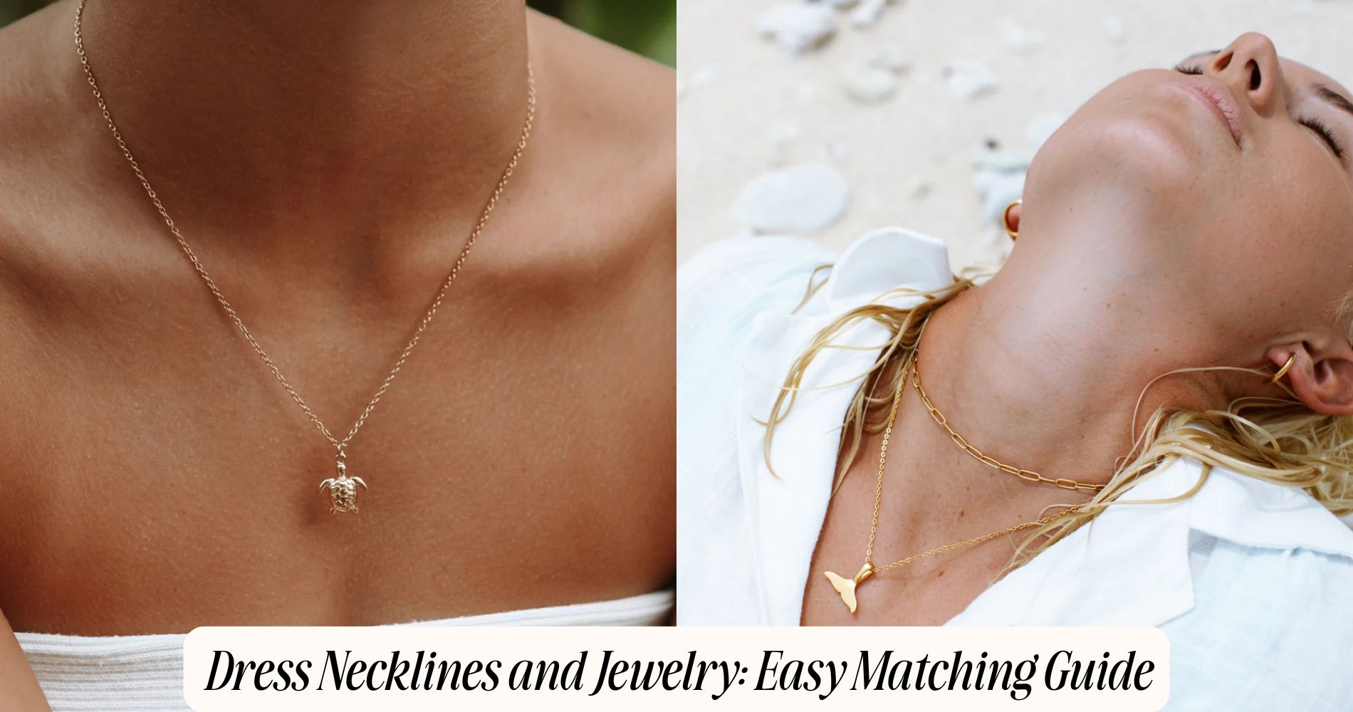 dress necklines and jewelry
