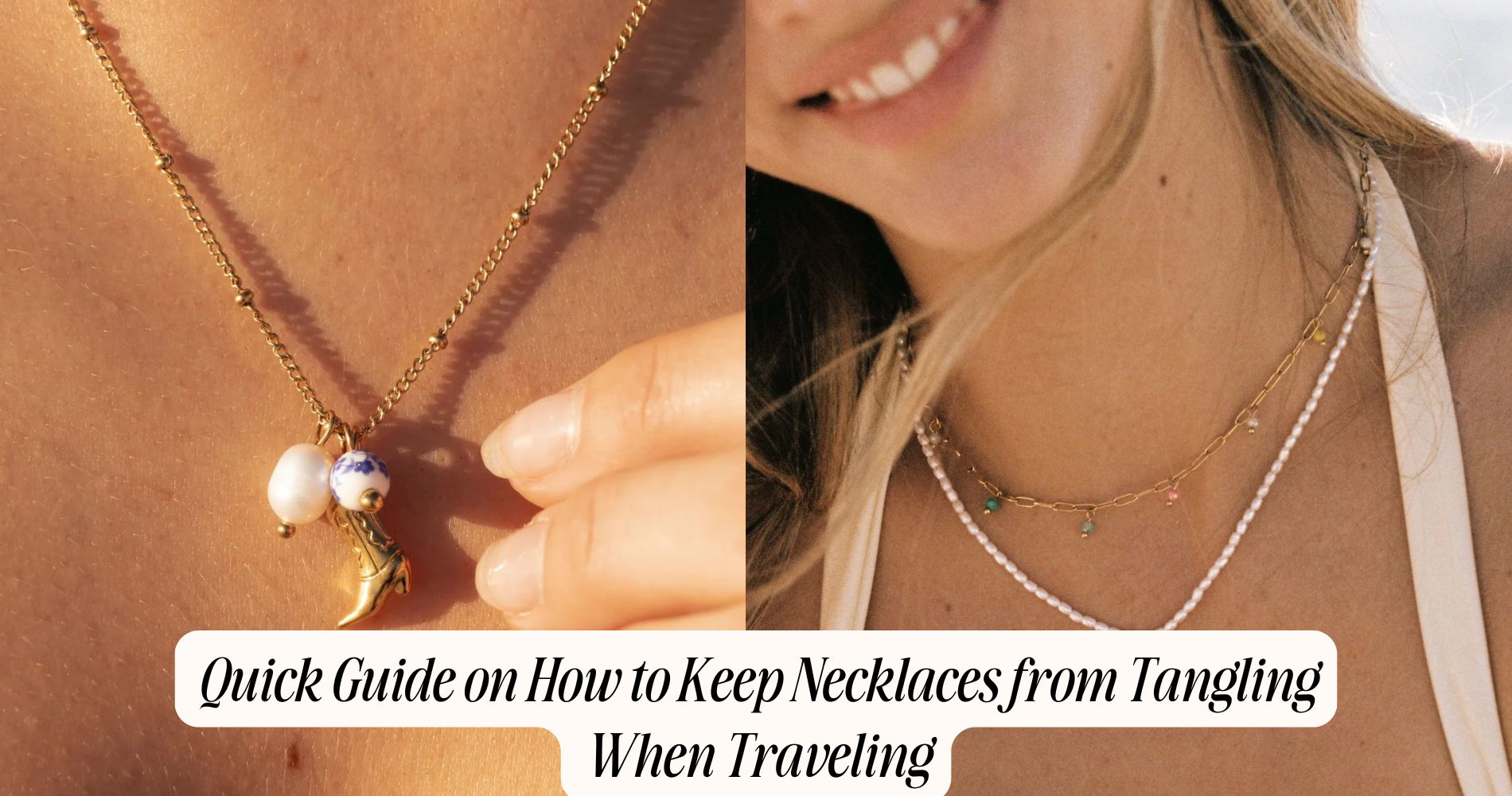 how to keep necklaces from tangling when traveling
