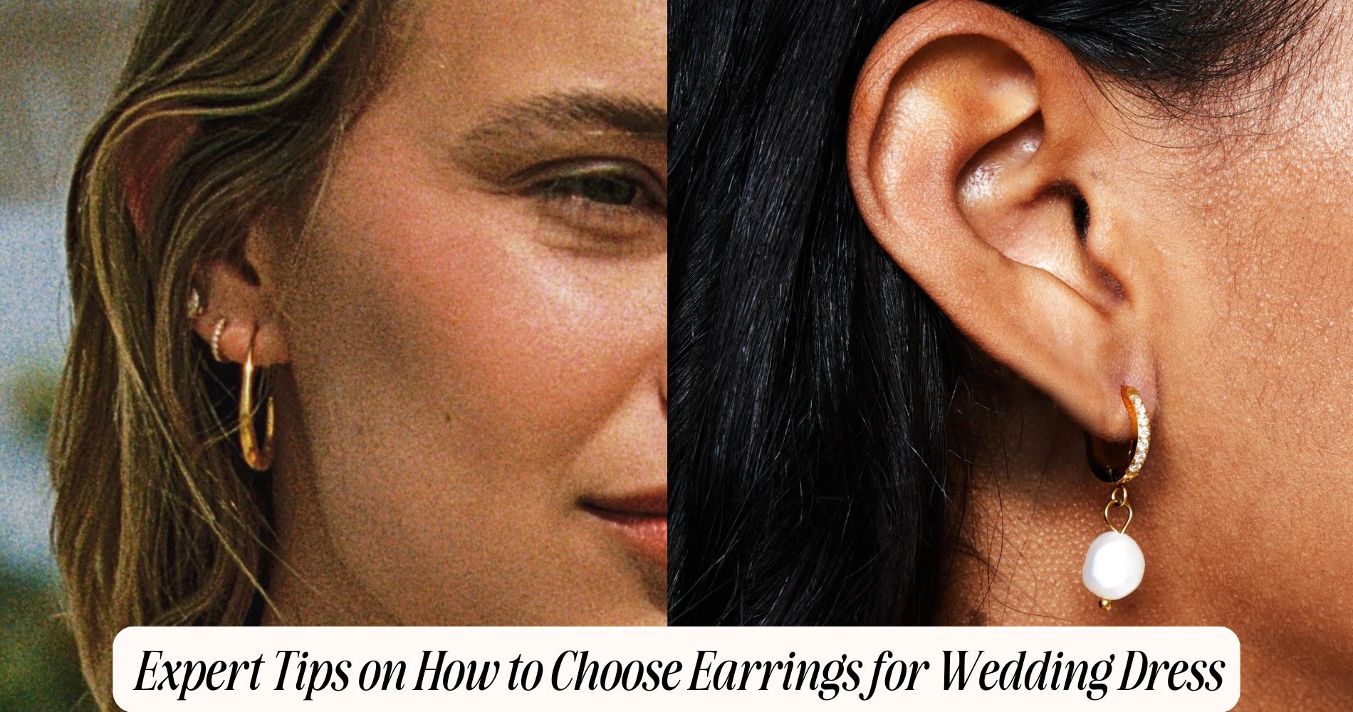 how to choose earrings for wedding dress​