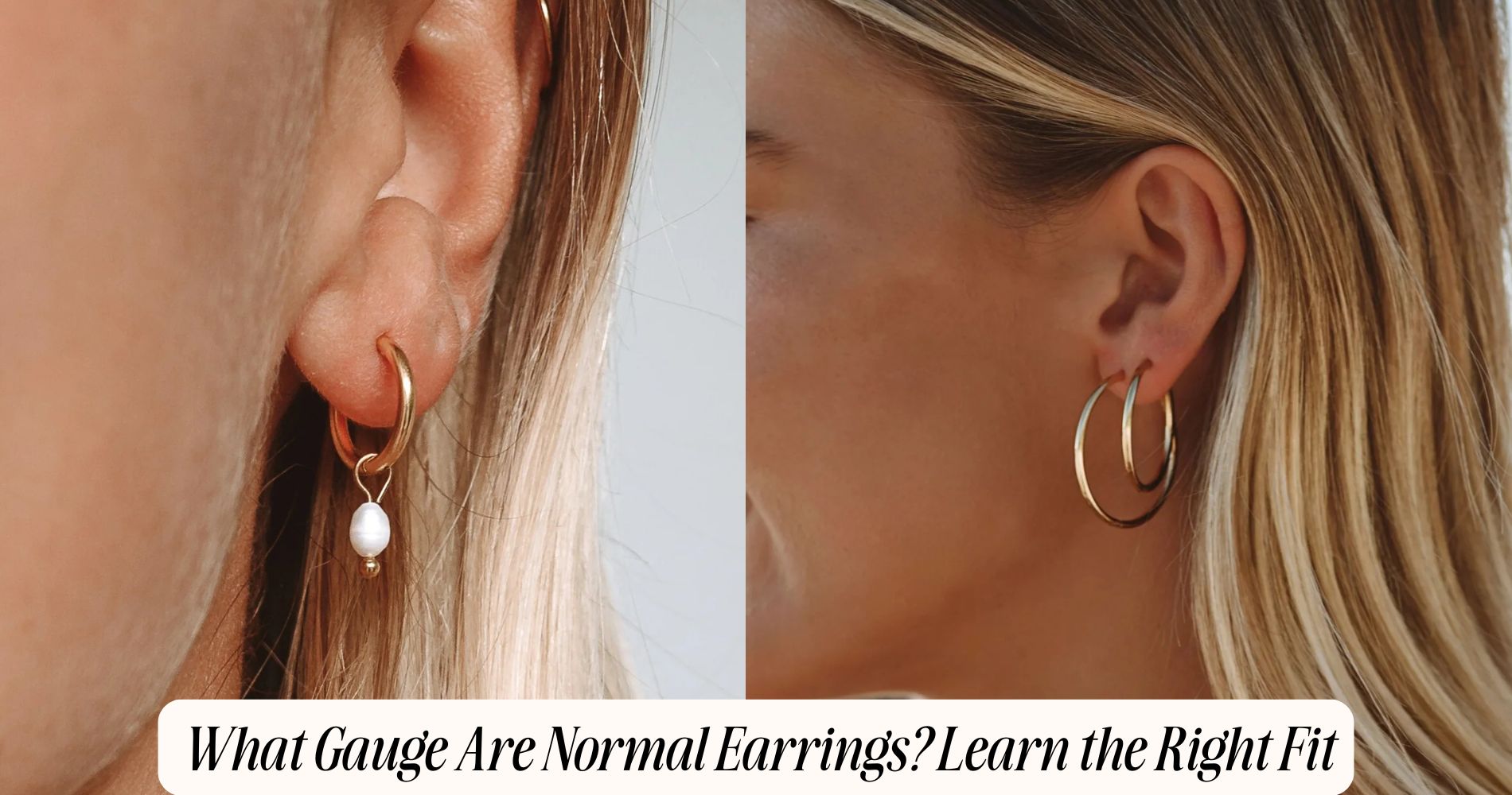 what gauge are normal earrings