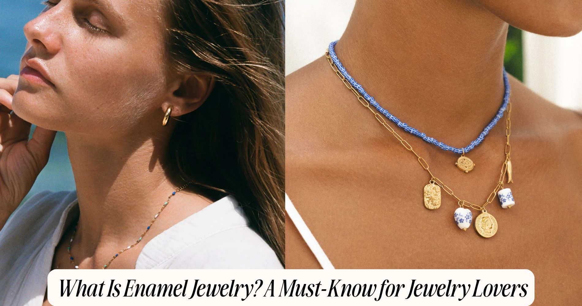 what is enamel jewelry